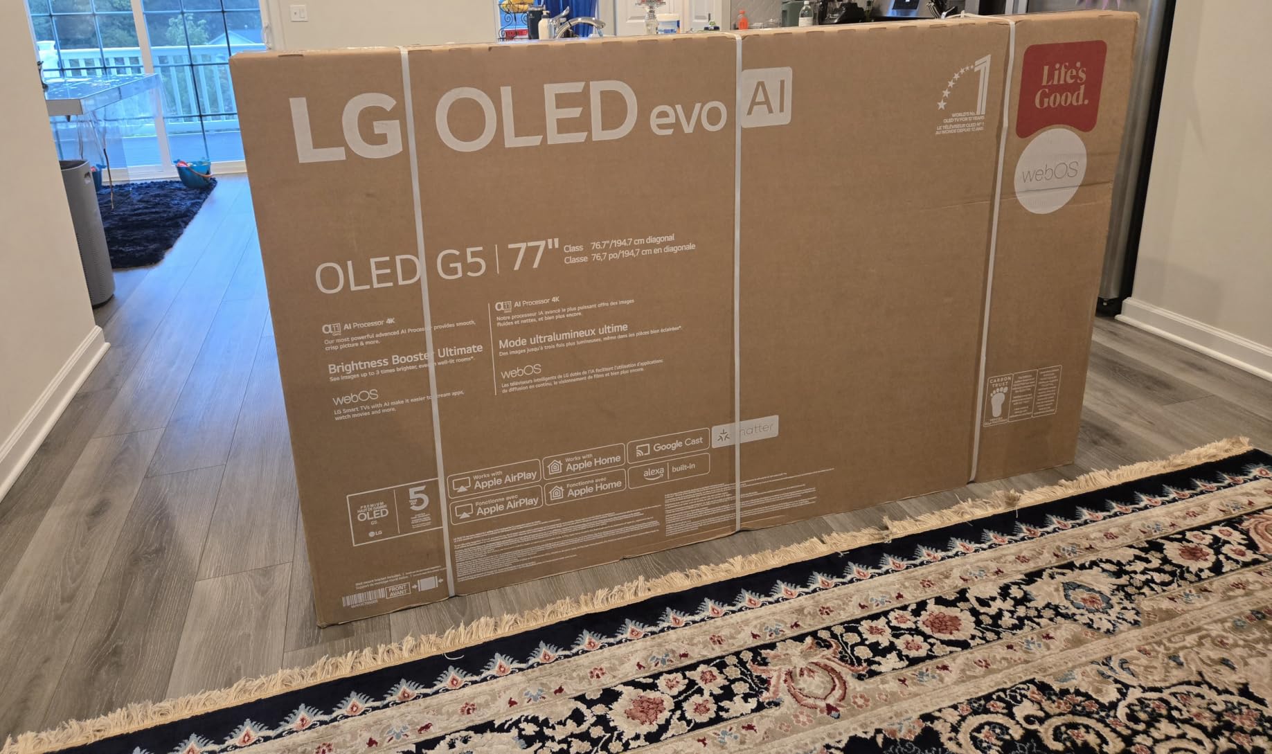 LG 55-Inch OLED evo AI 4K G5 Series Smart TV (OLED55G5WUA, 2025) customer photo 1