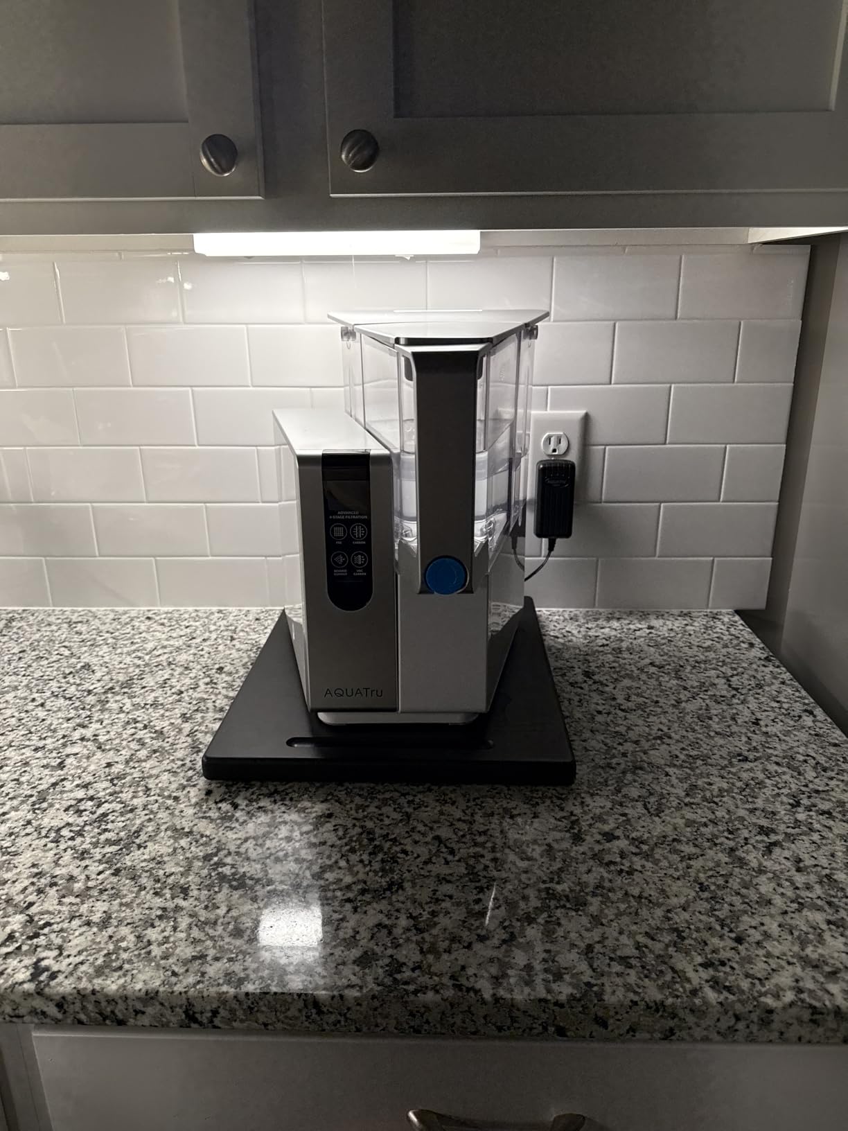 AquaTru Water Purification Unit - Certified NSF/ANSI Standards, Removes 84 Contaminants, No Plumbing Required, Cost-Effective, Environmentally Friendly customer photo 2