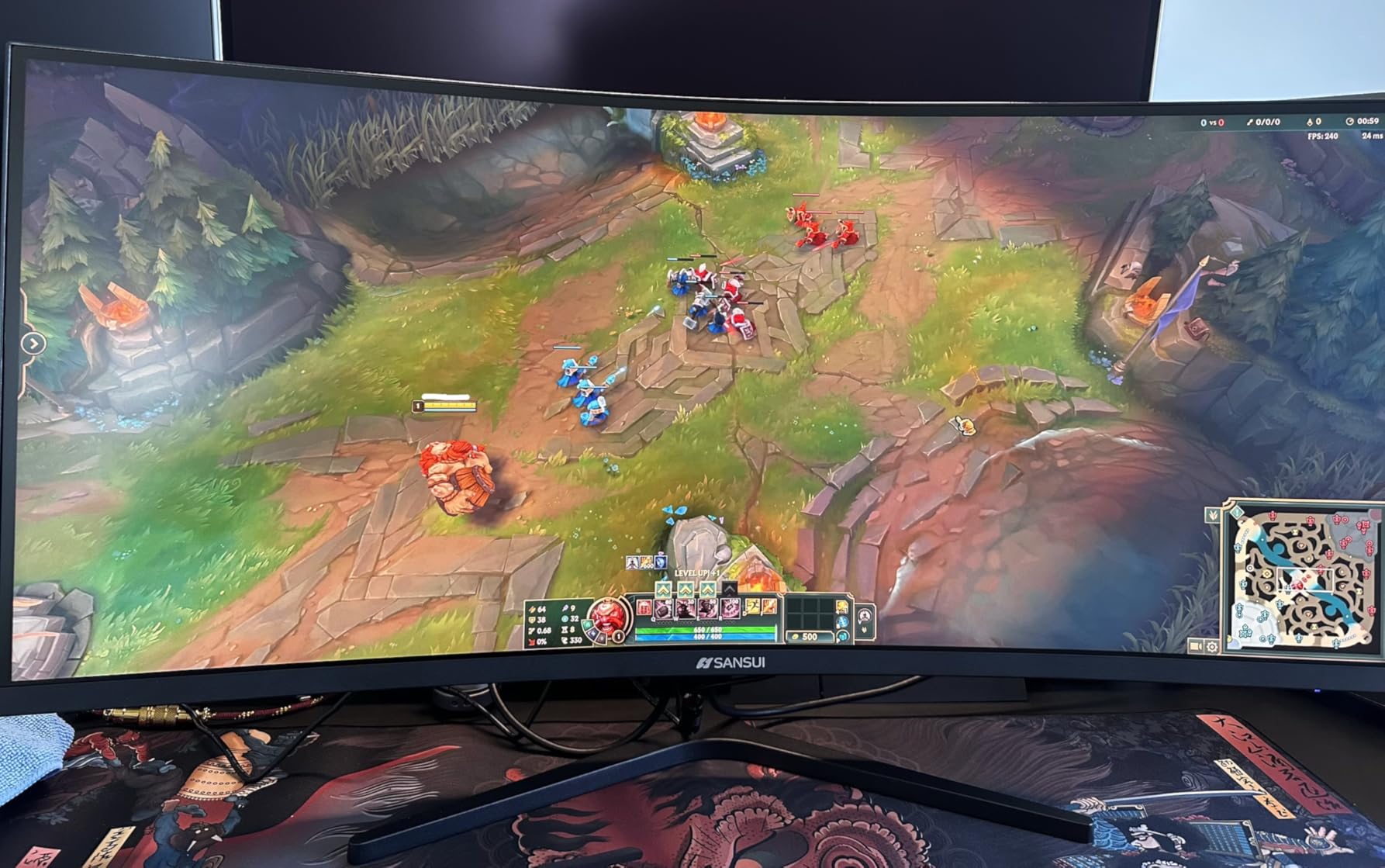 SANSUI 34 Inch Curved Monitor 240Hz UWQHD 3440×1440 Gaming Monitor customer photo 1