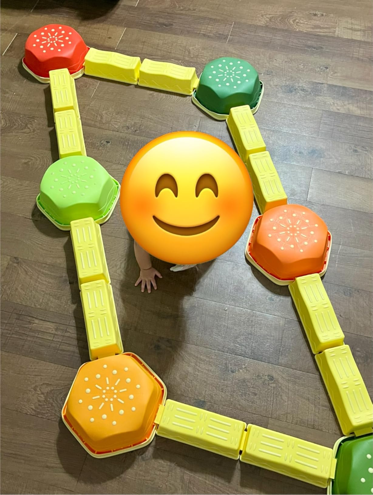 18Pcs Non‑Slip Balance Beam Stepping Stones for Kids Ages 3+ customer photo 1