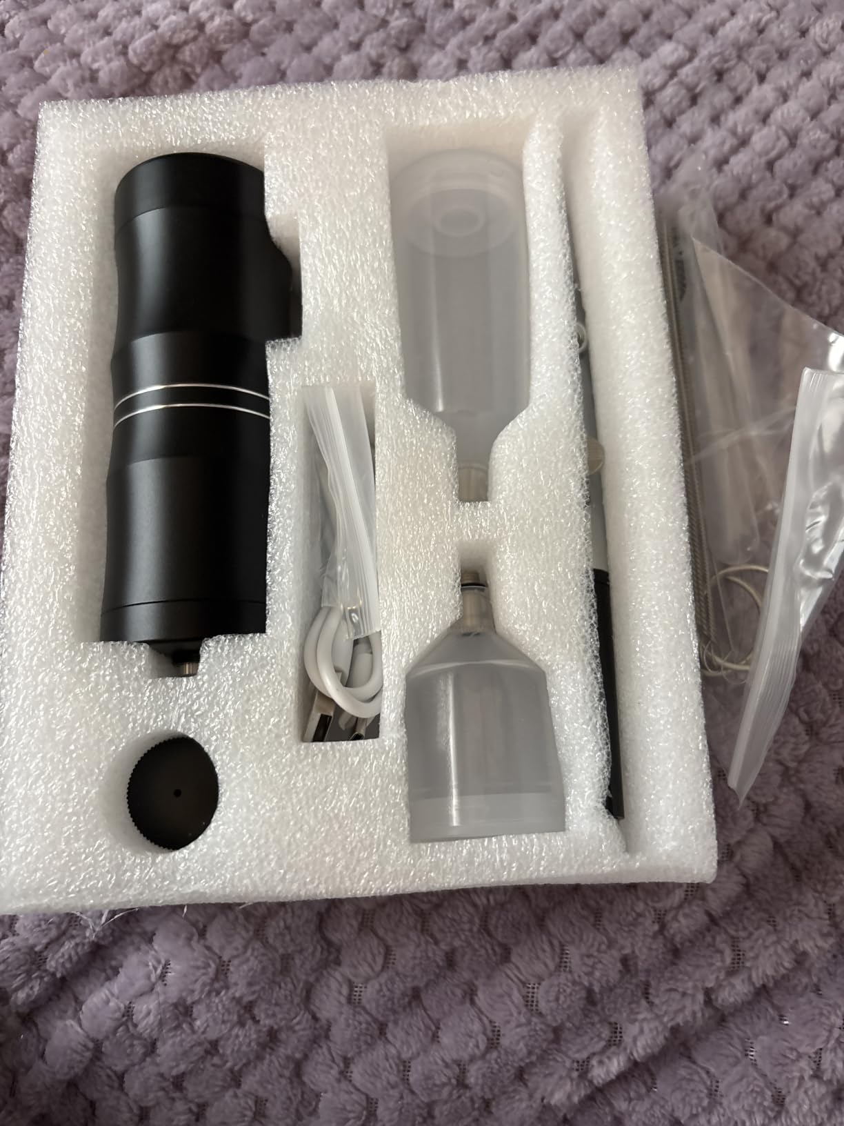 Airbrush Kit with Compressor Portable Airbrush Kit 48PSI High-Pressure Non-Clogging Air Brush Set Cordless Rechargeable with 0.3mm Nozzle and Cleaning Brush for Painting,Nail Art, Makeup (Black) customer photo 2