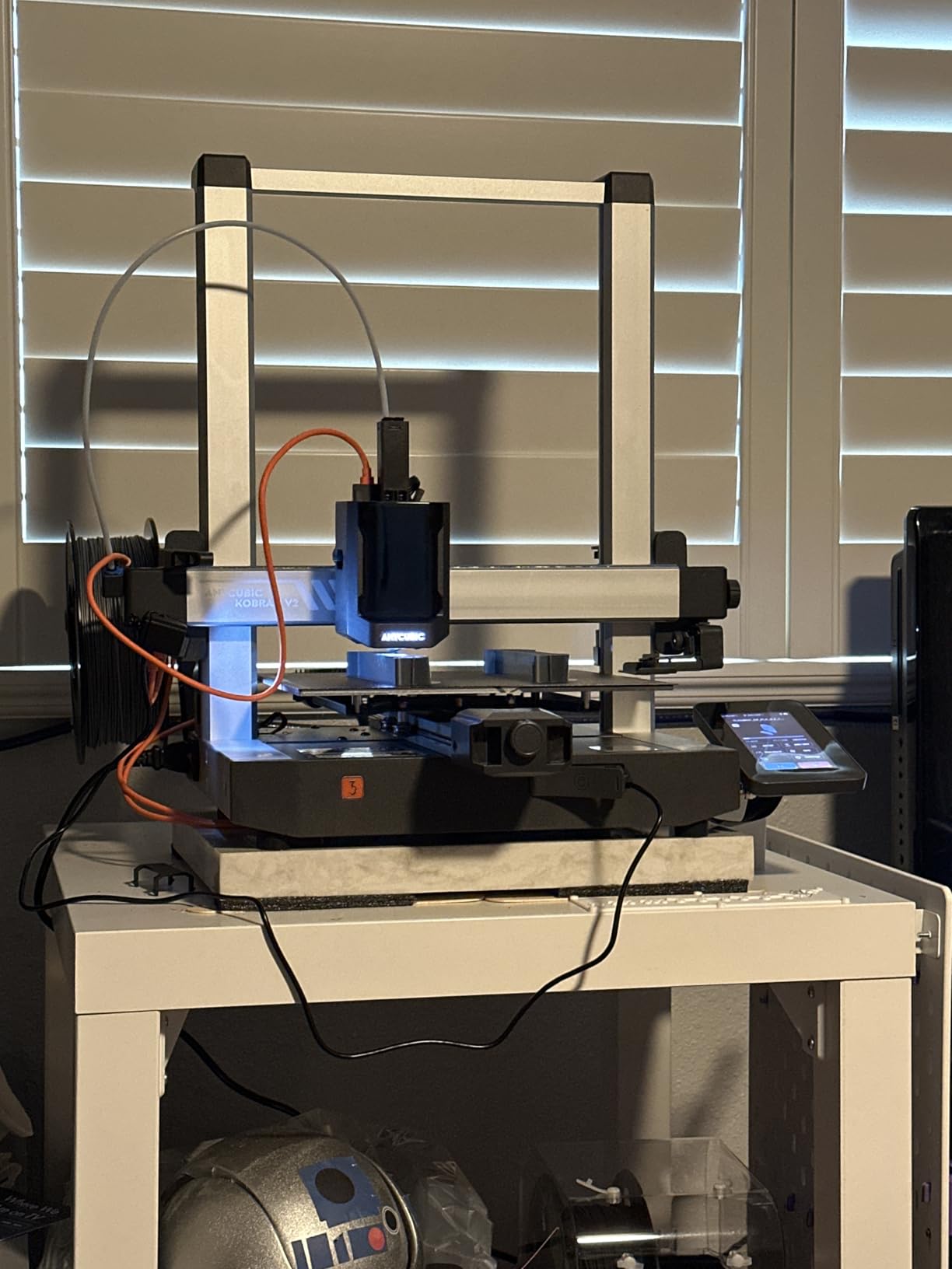 Anycubic Kobra 3 V2 3D Printer Only, New Upgrade AI Cameras Improved Auto-Leveling Max 600mm/s Print Speed Details Better, Multicolor 3D Printing Need with Additional ACE Pro 10.0'' x 10.0'' x 10.2'' customer photo 1