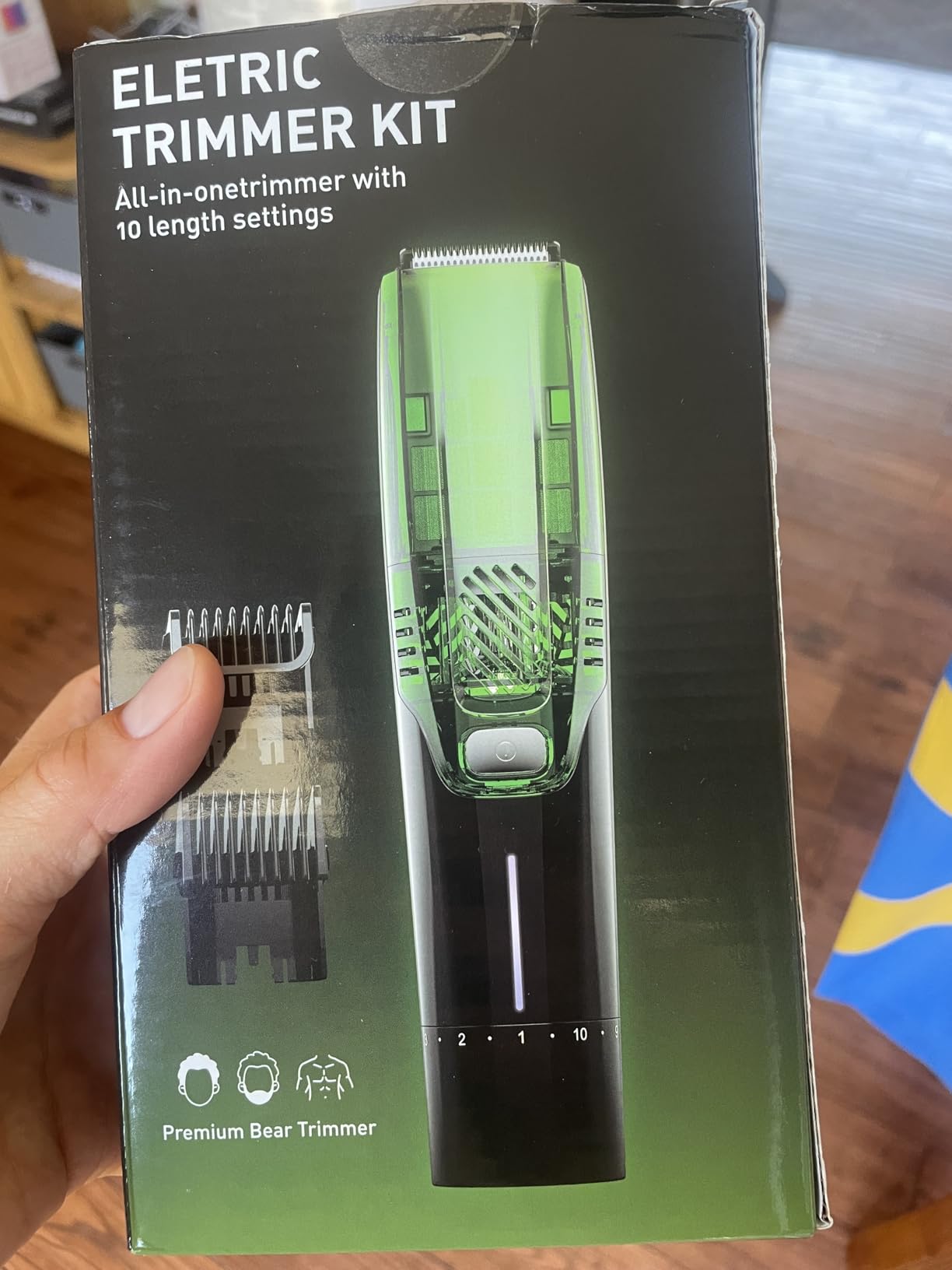 Beard Trimmer for Men: All-in-One Vacuum Mustache Trimmer With Precision Dial,Adjustable 20 Length Setting Premium Facial Hair Groomer with Length Comb USB-C Recharge, Waterproof Wet/Dry Clipper customer photo 1