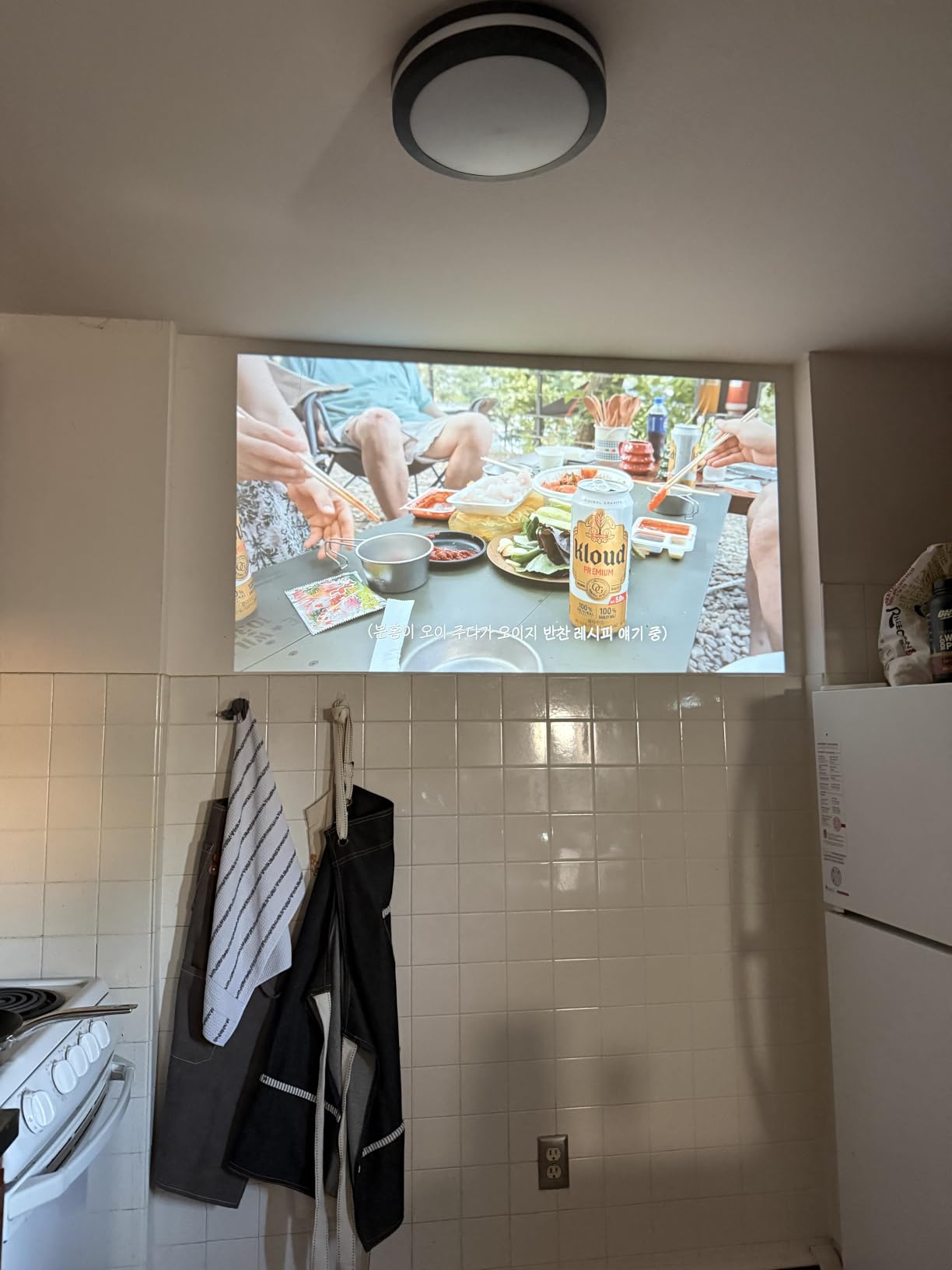 TCL C1 Smart Google TV Projector, WiFi and Bluetooth, 285° Rotating Gimbal customer photo 1