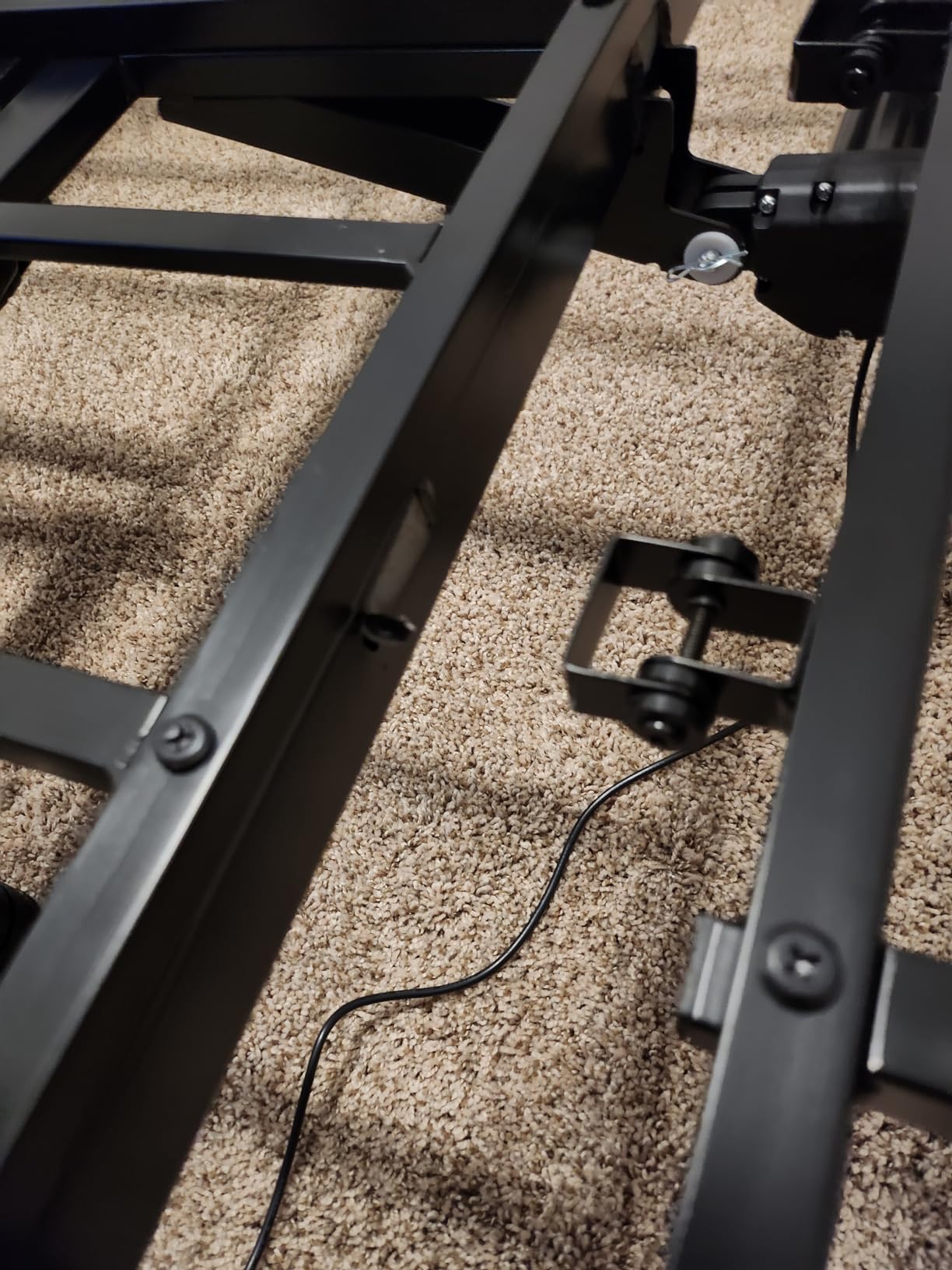 SunsGrove Cal King Adjustable Bed Base, Wired Remote Control, Independent Head and Foot Incline, Electric Bed Frame Base, Adjustable Bed Leg with 2 Height Options, Easy Assembly customer photo 1