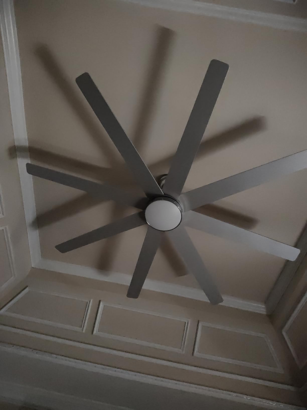 72'' Black Large Ceiling Fan No Lights for Garage Shop customer photo 1