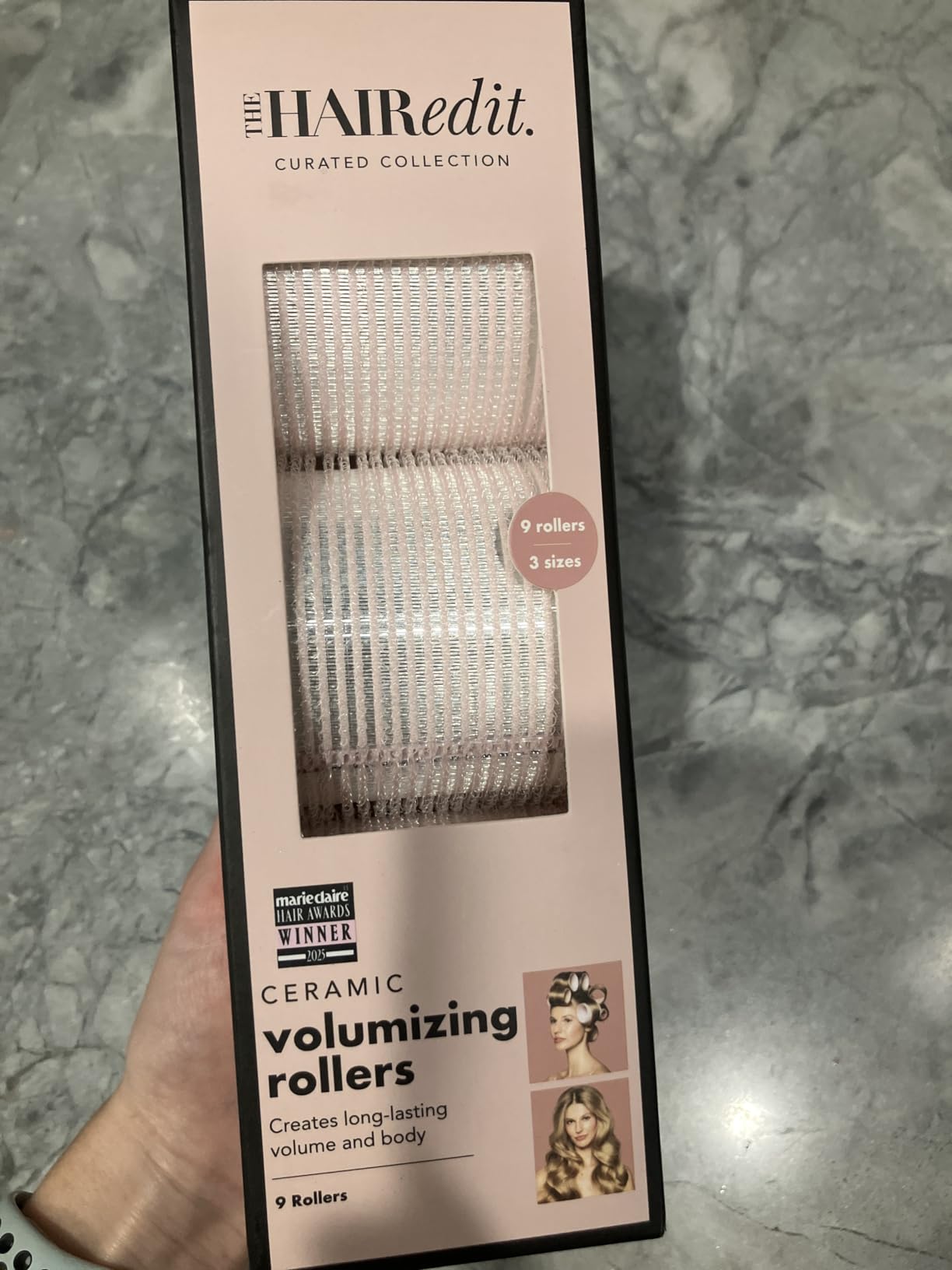 The Hair Edit Ceramic Core Hair Rollers for Salon-Quality Volume, 9-Pack customer photo 1