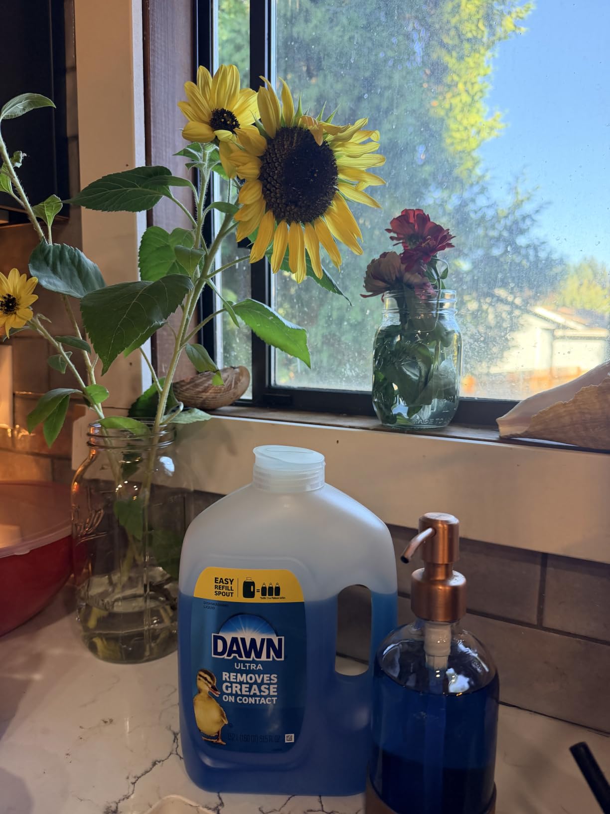 Dawn Ultra Dish Soap Refill Jug, Large Size Original Blue Liquid Dishwashing Detergent, Powerful Dish Soap for Grease, 51.5 oz customer photo 1