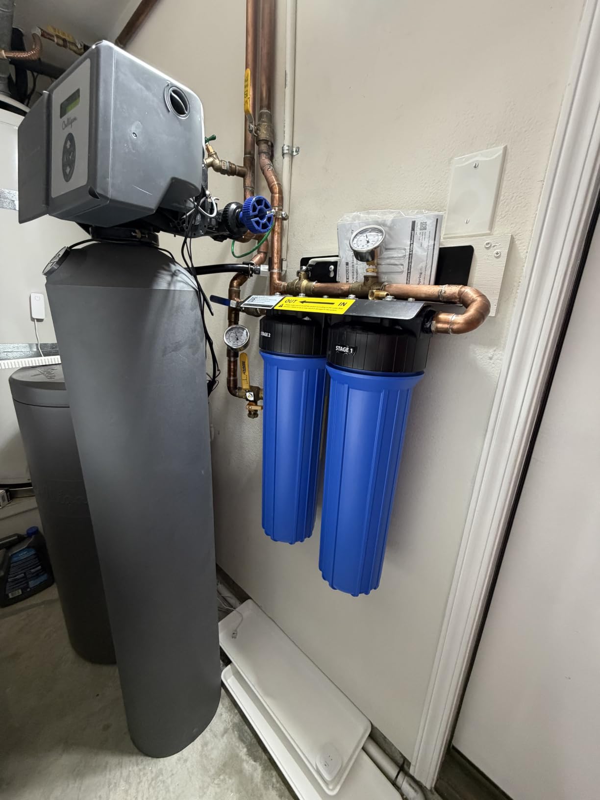 iSpring PFAS-Reducing Whole House Water Filter System, Also Removes Chlorine, Sediment, Rust, and Odor, SGS-Tested Reducing up to 99% of PFAS, 1” Inlet/Outlet, Model: WGB22B-PF customer photo 1