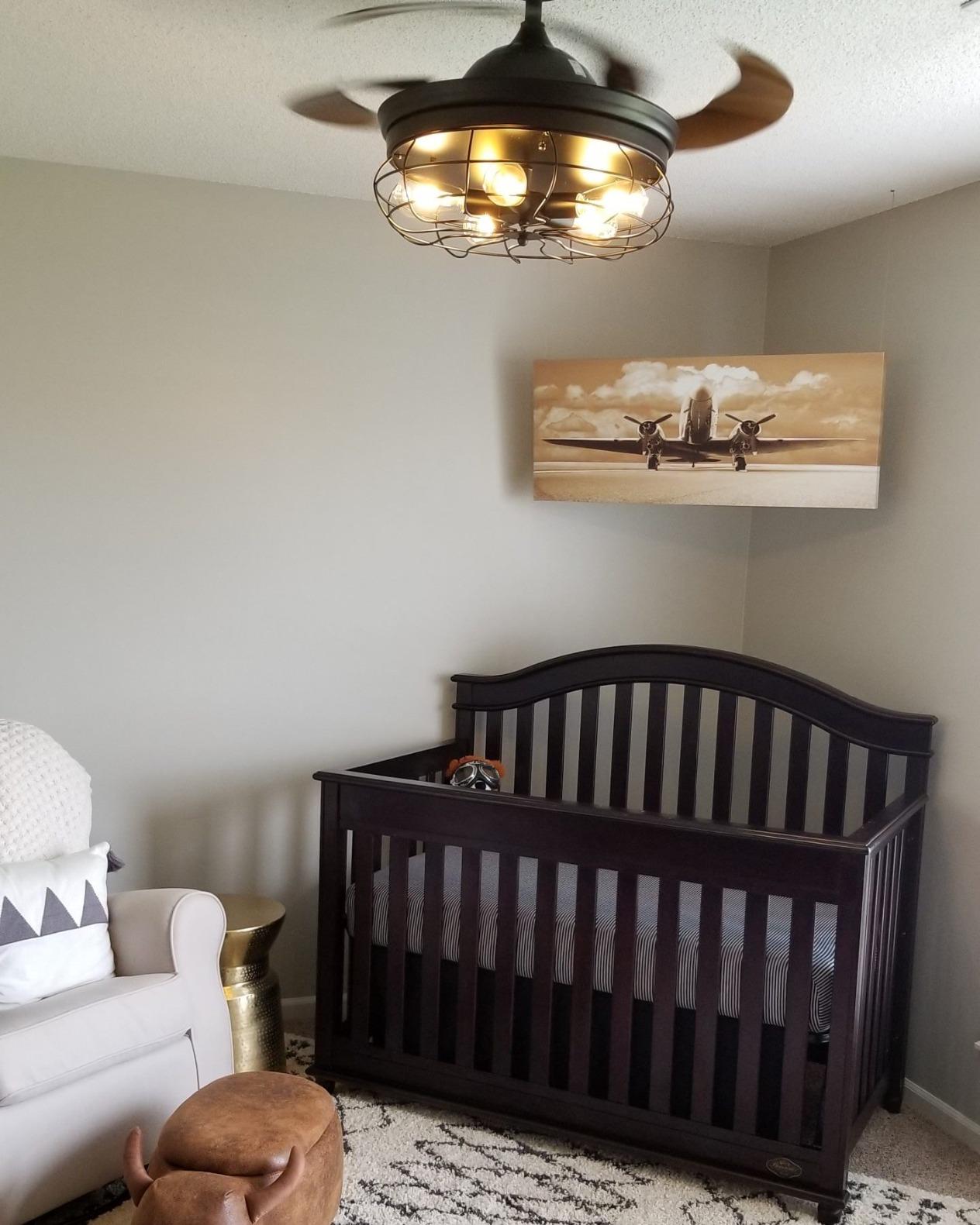 100 Inch Large Ceiling Fans, Big Industrial Ceiling Fan No Light 11500 CFM customer photo 1