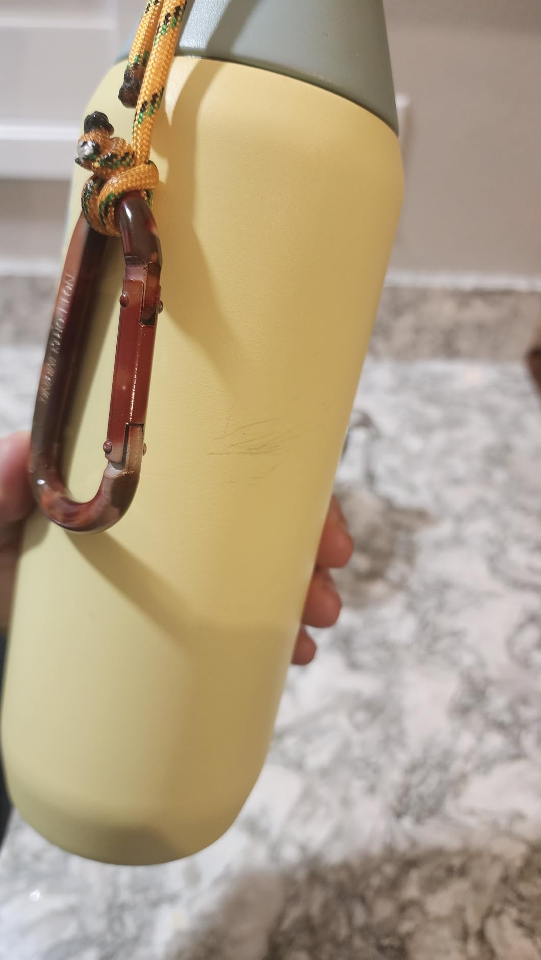 STANLEY All Day Slim Bottle, 20 oz, Peach Rose Gloss customer photo 2