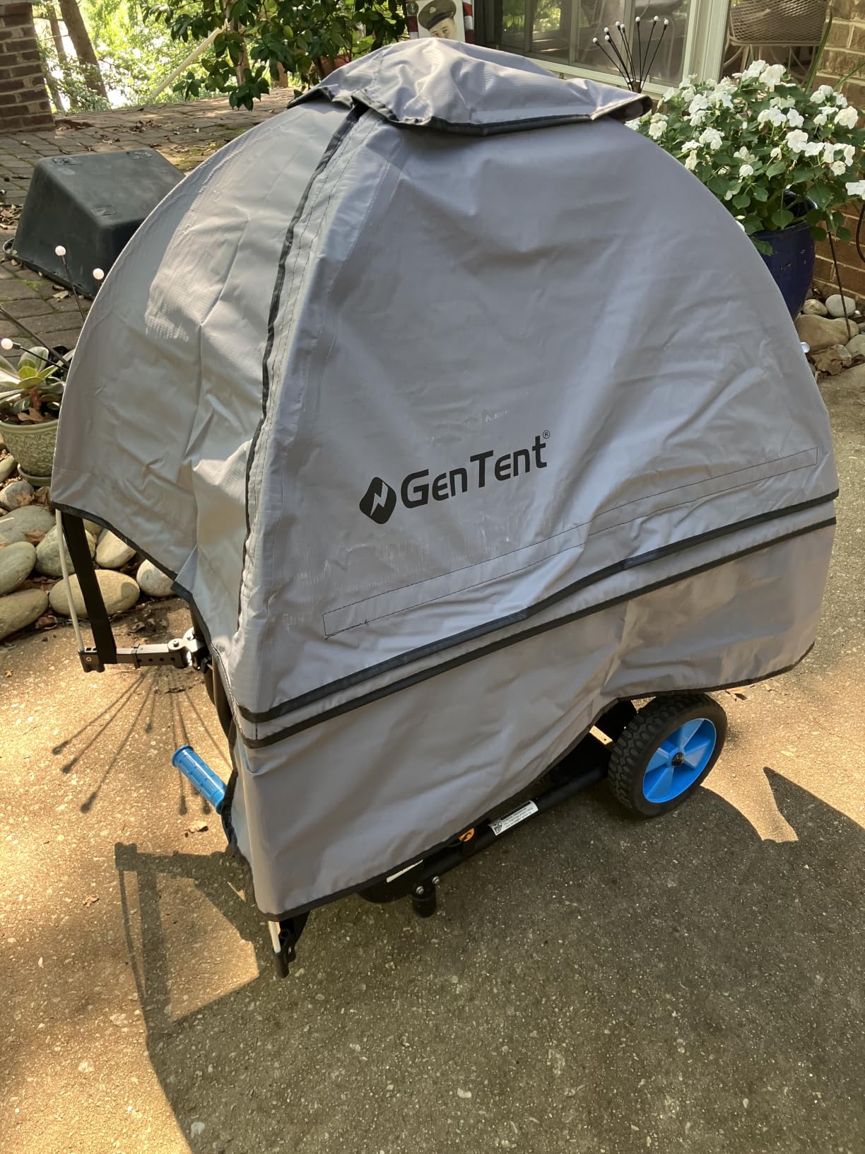 GenTent Universal Open Frame Generator Tent, Black, Original - Standard customer photo 1