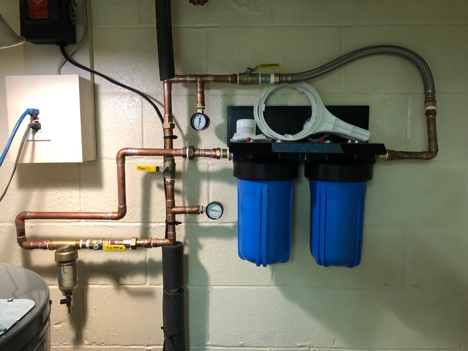 iSpring WGB21B-KSNC Whole House Water Filter System, SGS-Tested to Remove up to 94.4% of Chloramine, 5-Layer Filtration Reduces Heavy Metals, Lead, Chlorine, Sediment, VOC, 10” x 4.5” Filters customer photo 1