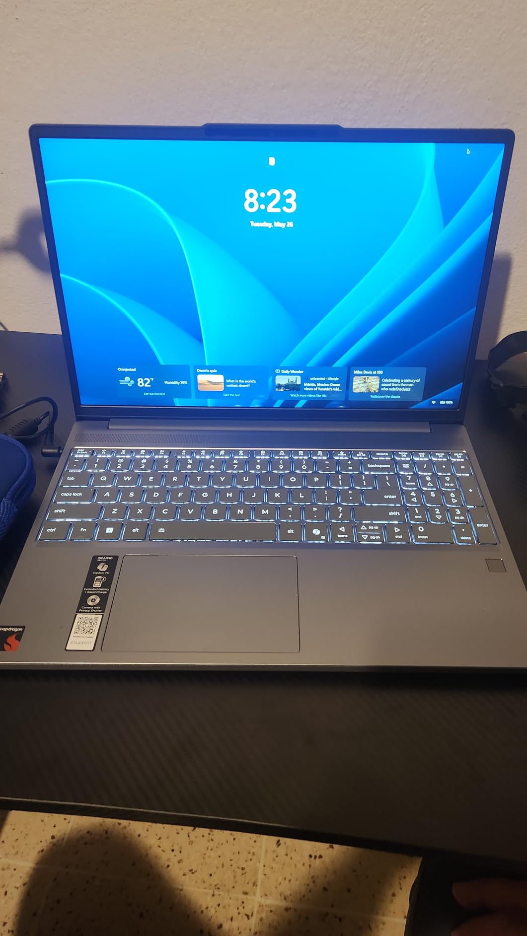 Lenovo IdeaPad Slim 3 Touchscreen Laptop, Ryzen 7 5825U, 16GB RAM 512GB SSD customer photo 2