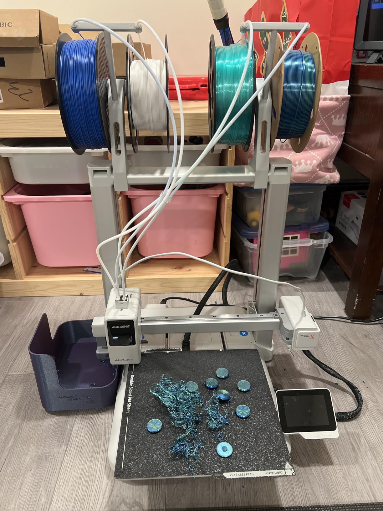 Anycubic Kobra X Multicolor 3D Printer, Easy Setup, Native 4-Color customer photo 1