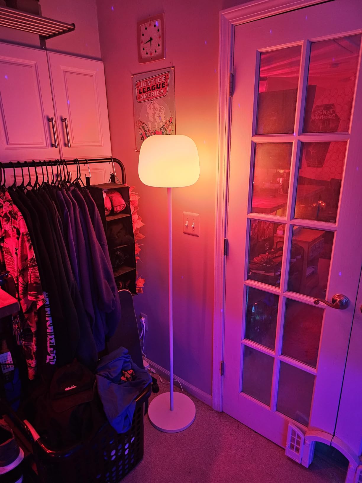 Govee Lantern Floor Lamp, Halo Gradient RGBIC Smart Corner Lamp for Bedroom customer photo 2