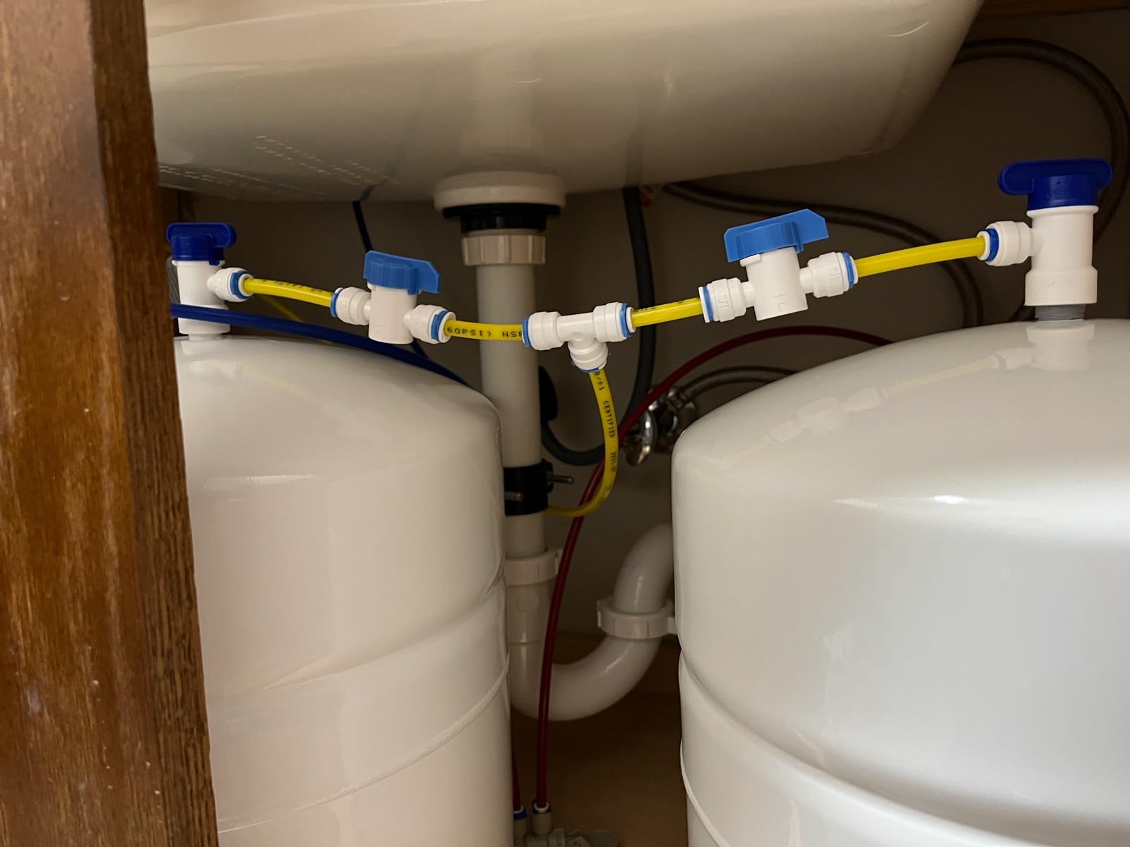 iSpring RO5004F-AK UV Alkaline Reverse Osmosis Water Filter, SGS Tested PFAS and TDS Reduction, 500 GPD Tankless Remineralization RO System Under Sink, Filter Life Monitor, 2:1 Pure to Drain customer photo 2