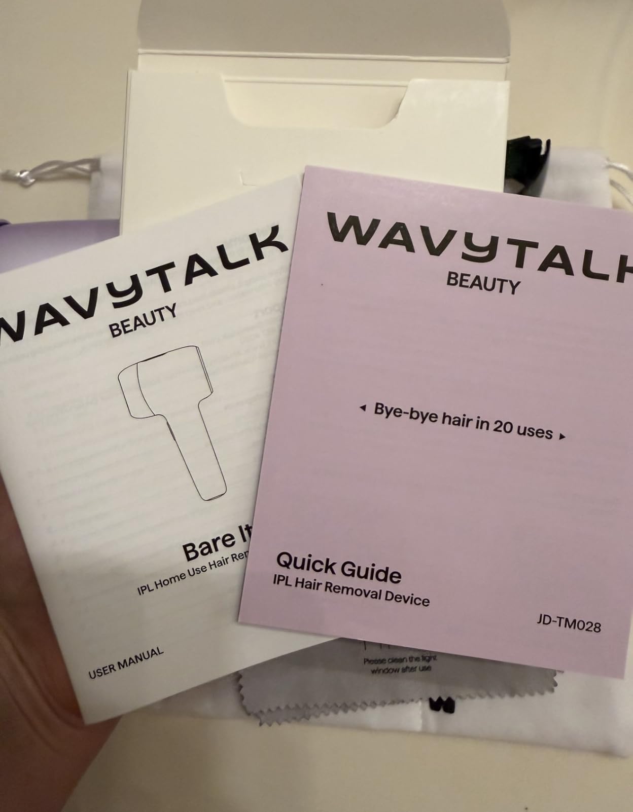 Wavytalk IPL Laser Hair Removal,Bare It with Precision Roller for Full Body customer photo 2