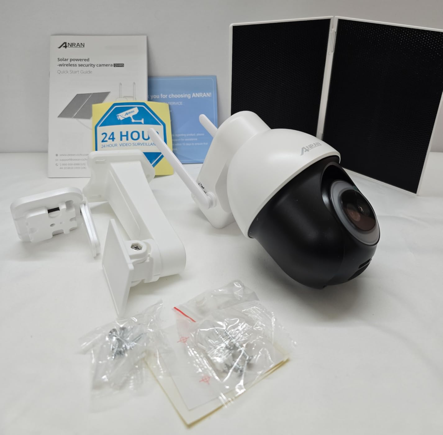 ANRAN 24/7 Recording Solar Security Camera Outdoor,AI Auto Tracking customer photo 1