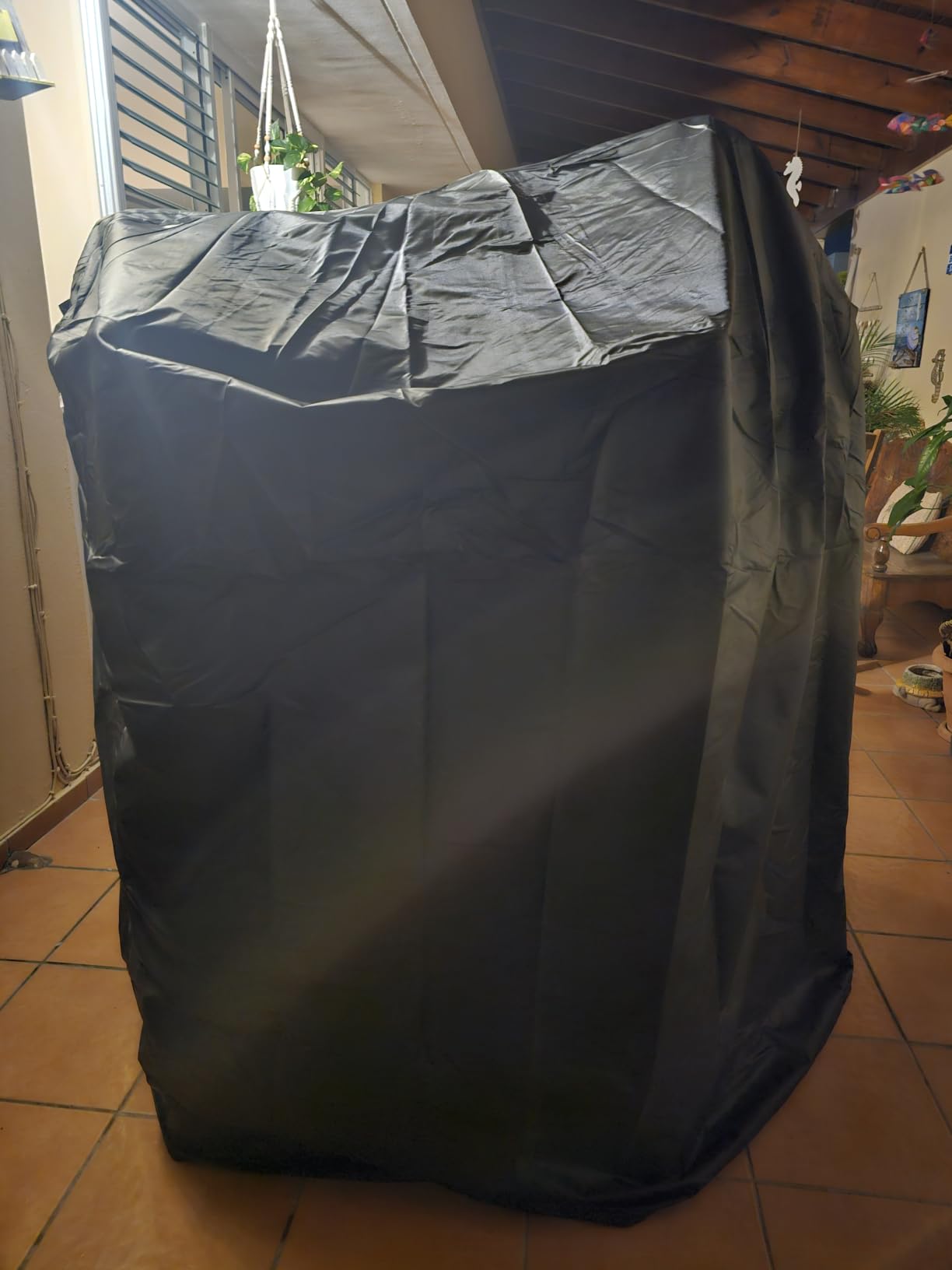 36 40 48 55 60 Inch Mini Trampoline Cover, Heavy Duty 600D Oxford Waterproof Dust Cover customer photo 2
