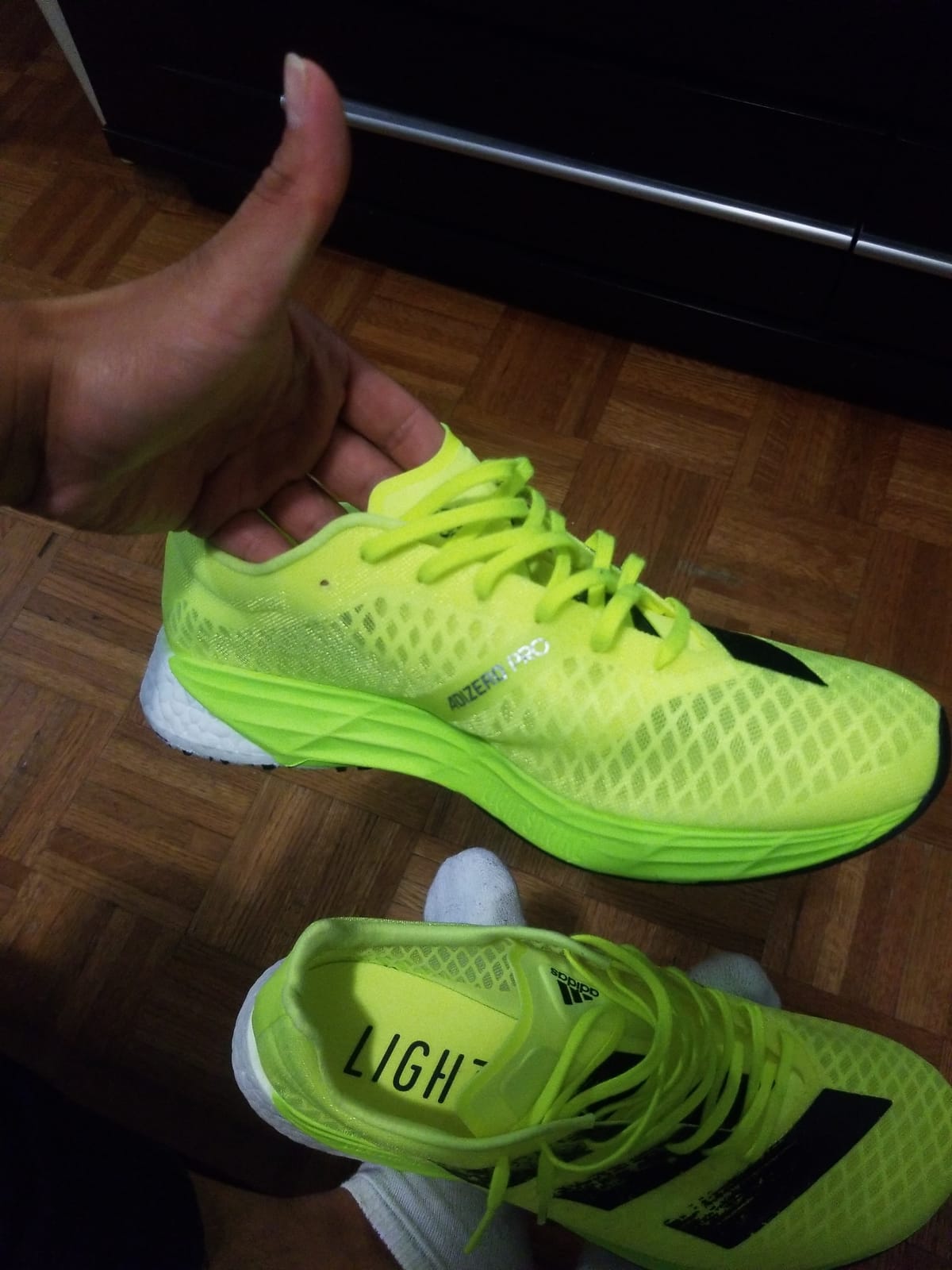 adidas Women's Adizero Pro Running Shoe customer photo 2