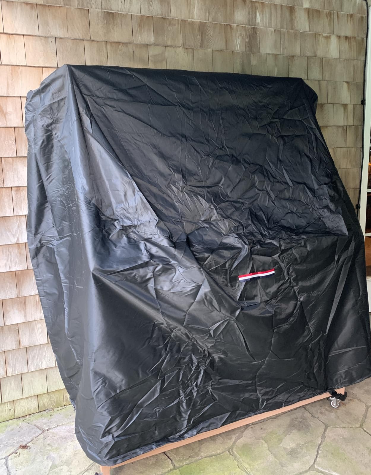 Trampoline Cover 12FT Waterproof Heavy Duty – All-Weather Outdoor Dome Tent with Clear PVC Skylight, Support Poles, Fits Round Trampolines as Trampoline Tent Cover customer photo 1