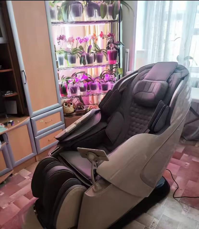 4D Full Body Zero Gravity Massage Chair Adjustable Shoulder Width (WHITE) customer photo 2