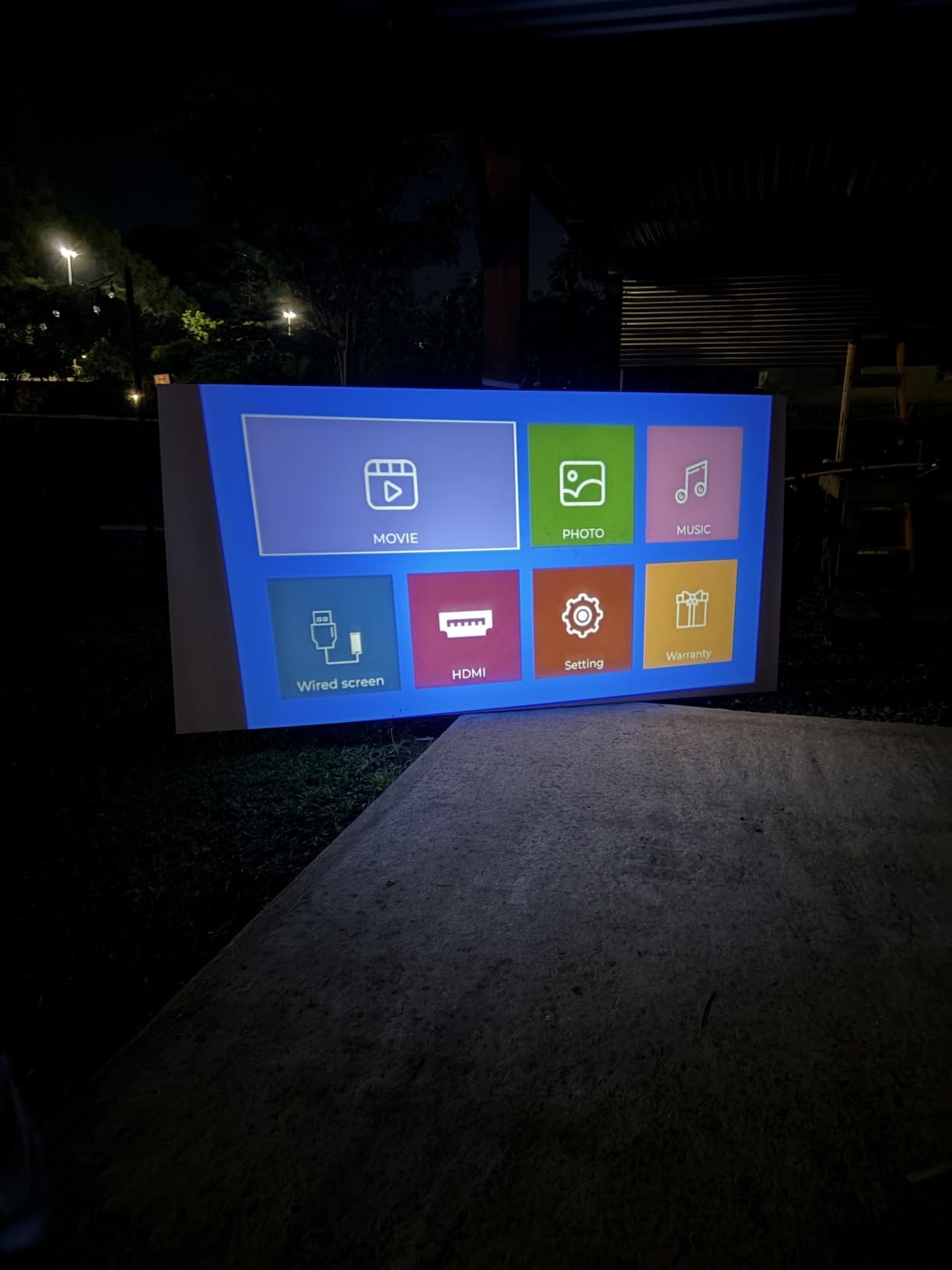 Mini Projector with 4K Support, Portable Short Throw Proyector customer photo 2