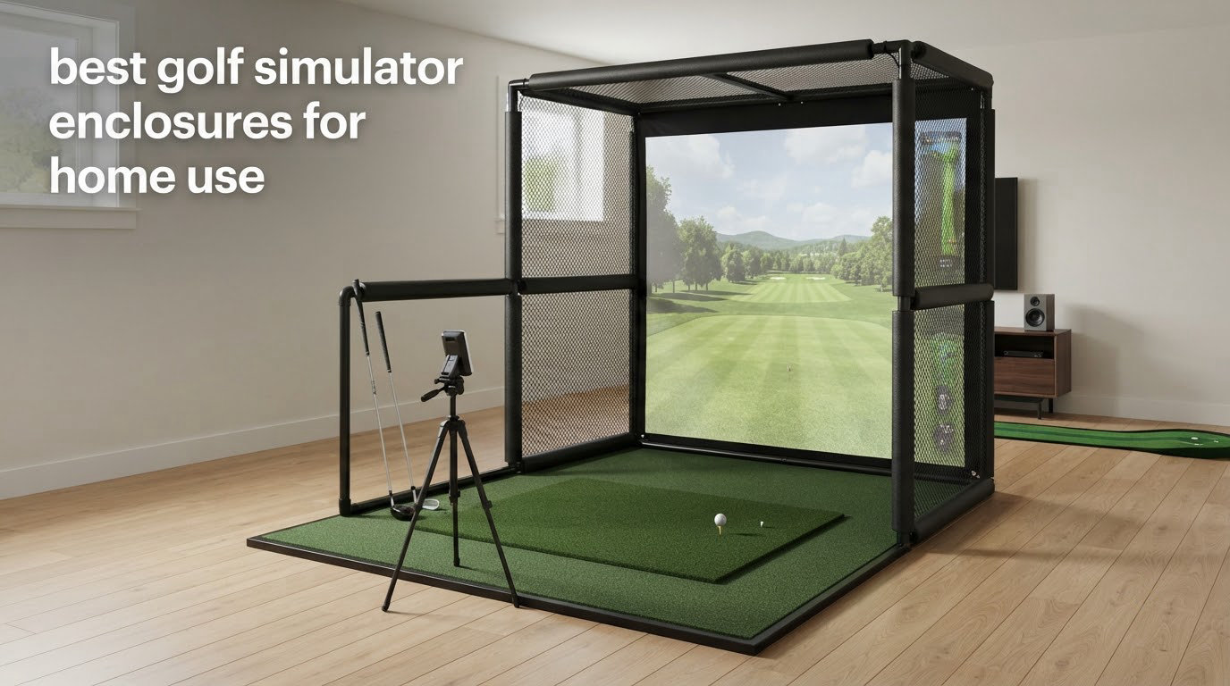 best golf simulator enclosures for home use