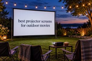 best projector screens for outdoor movies