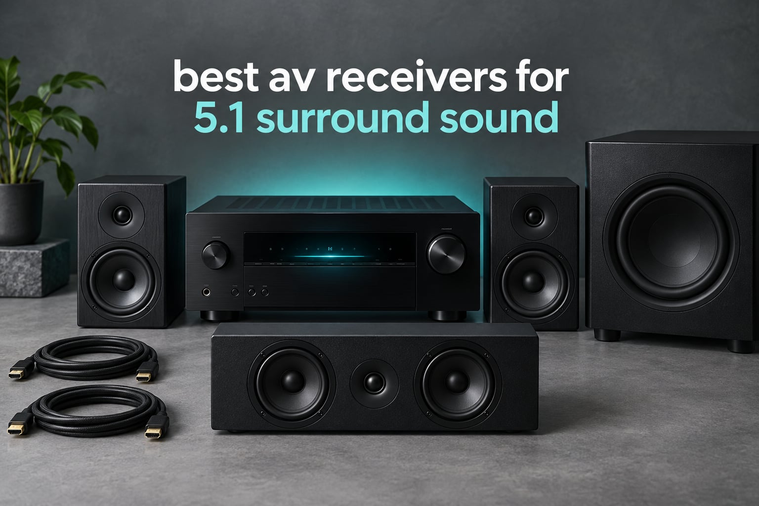 best av receivers for 5.1 surround sound