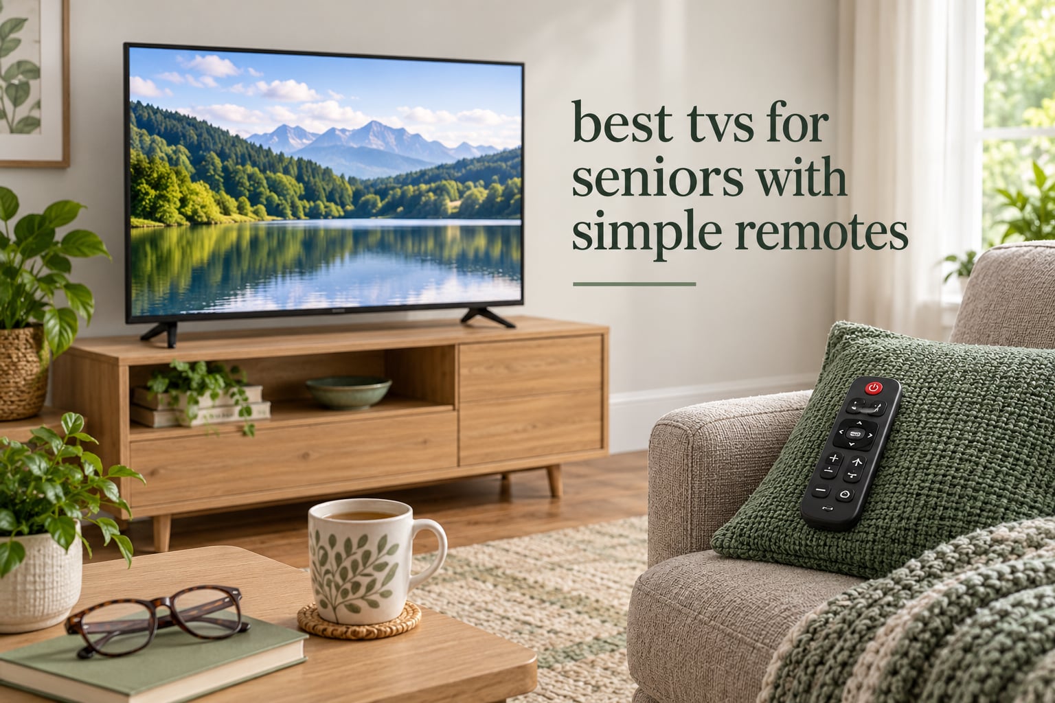 best tvs for seniors with simple remotes
