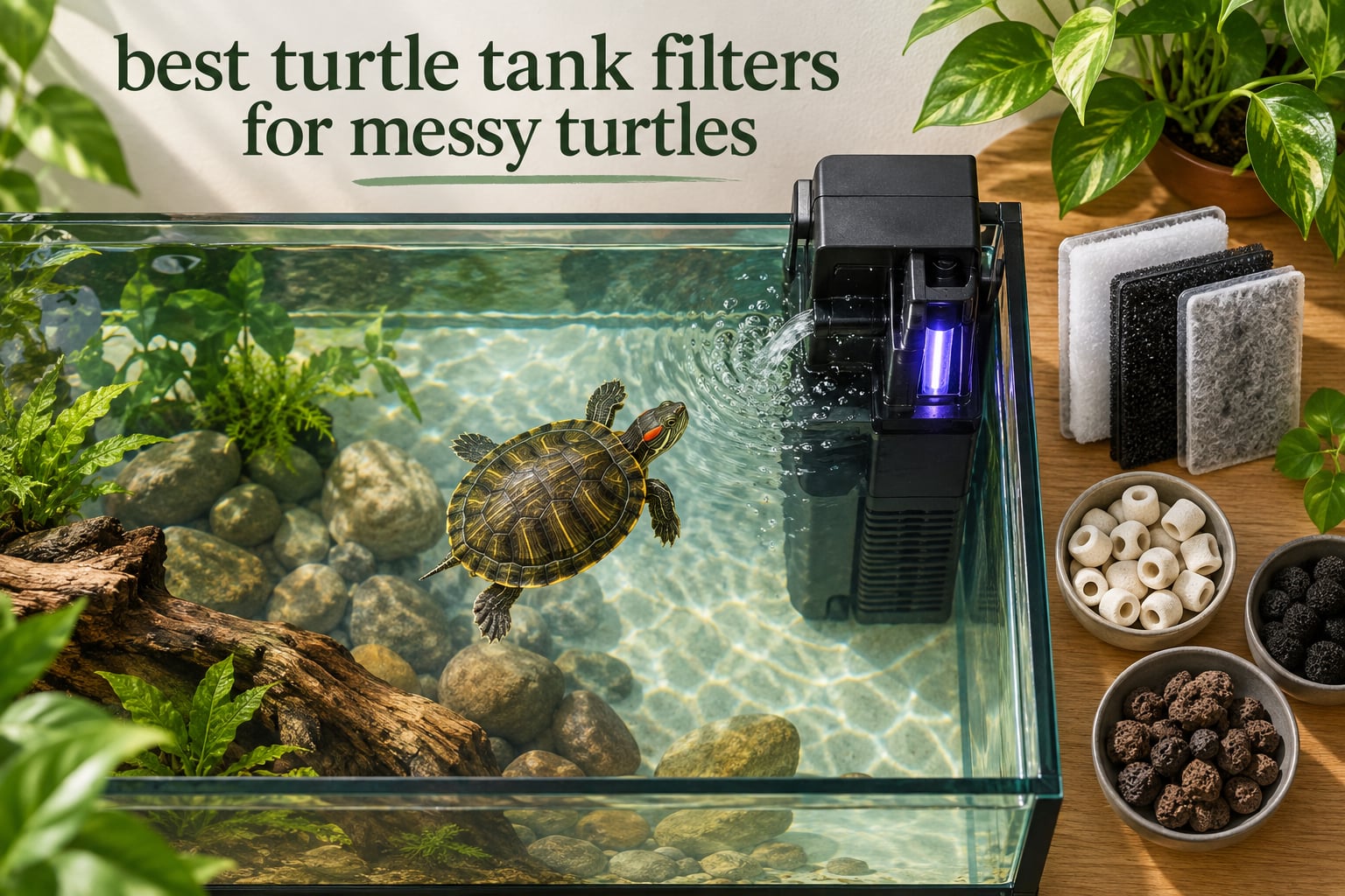 best turtle tank filters for messy turtles