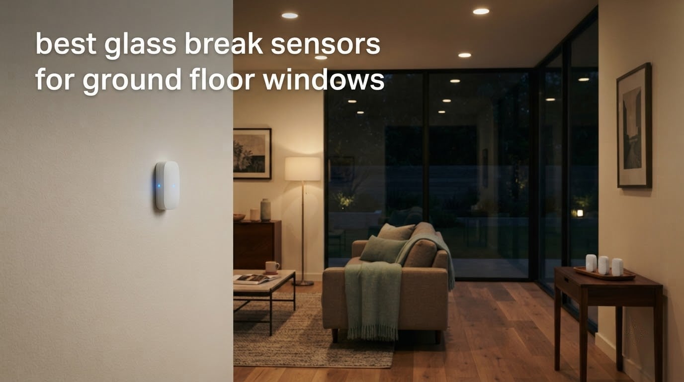 best glass break sensors for ground floor windows