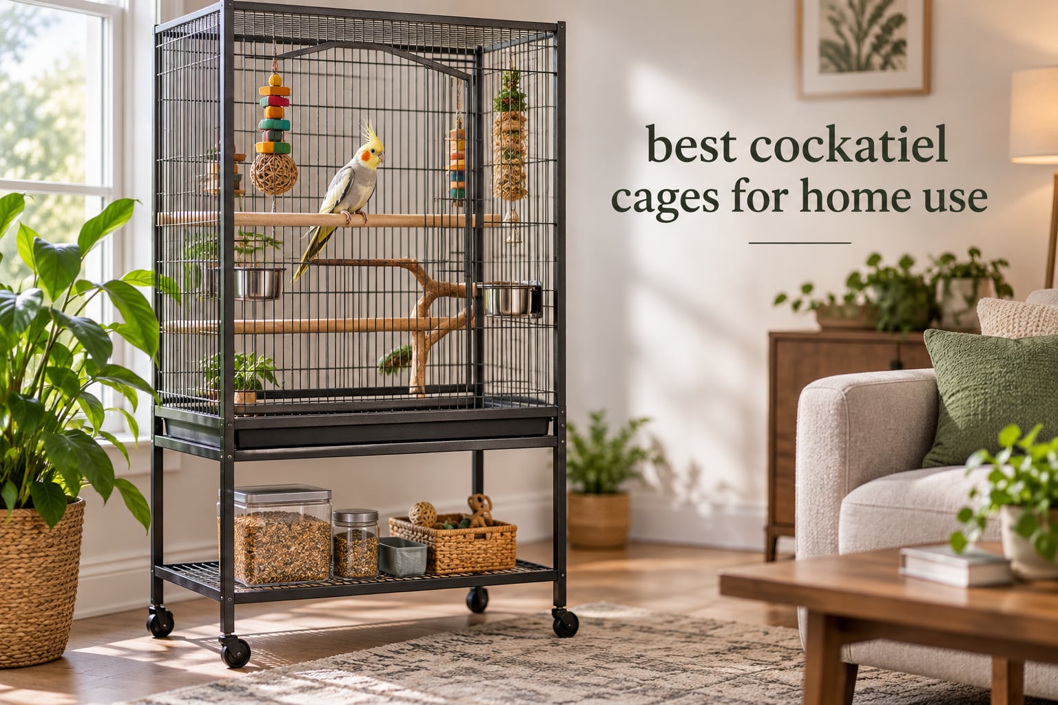 best cockatiel cages for home use