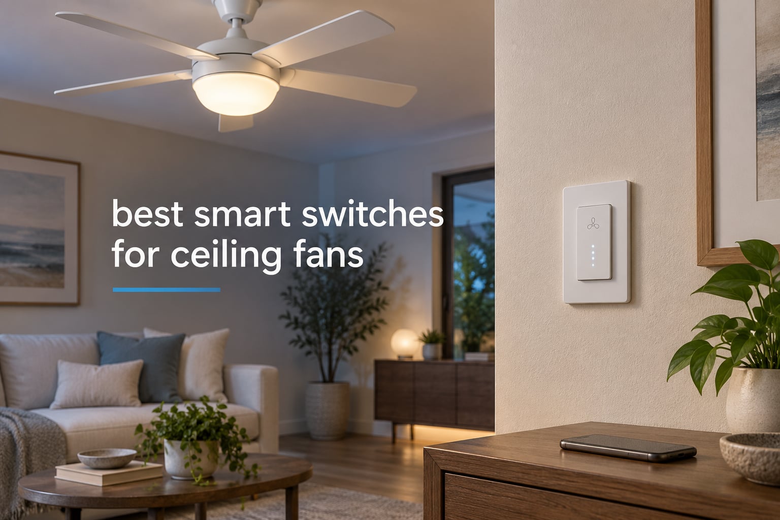 best smart switches for ceiling fans