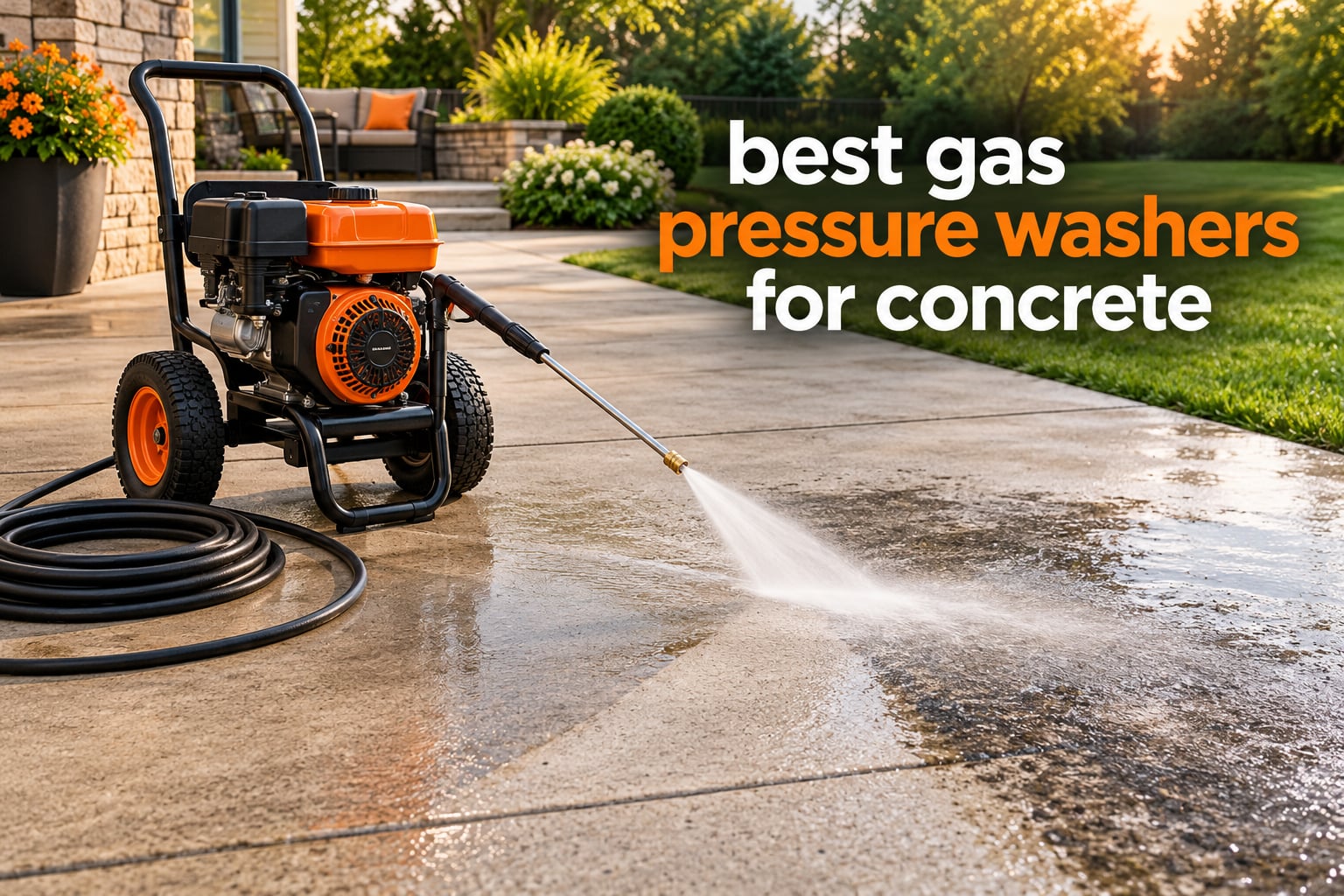best gas pressure washers for concrete
