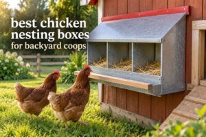 best chicken nesting boxes for backyard coops