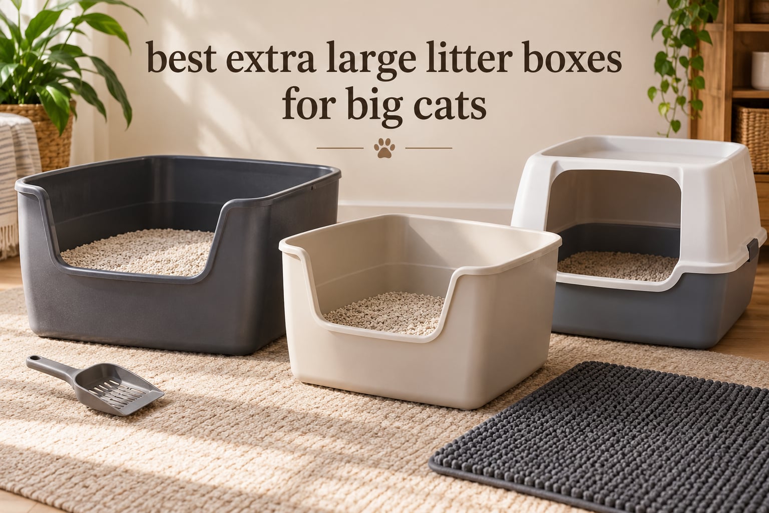 best extra large litter boxes for big cats