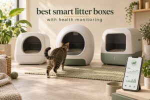 best smart litter boxes with health monitoring