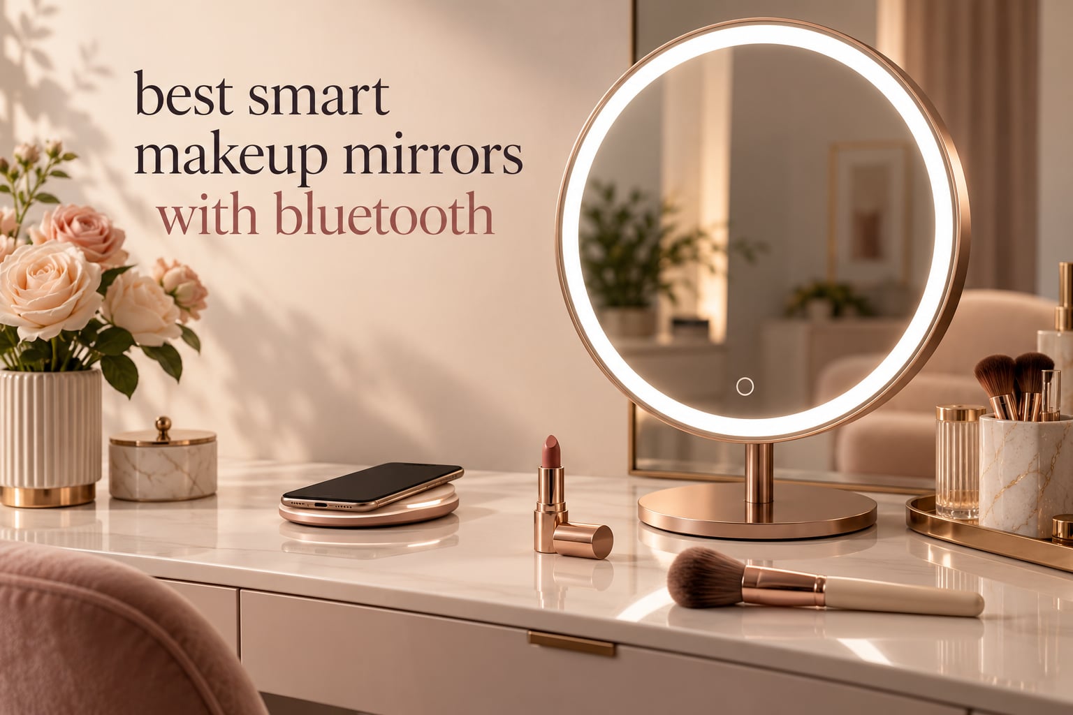 best smart makeup mirrors with bluetooth