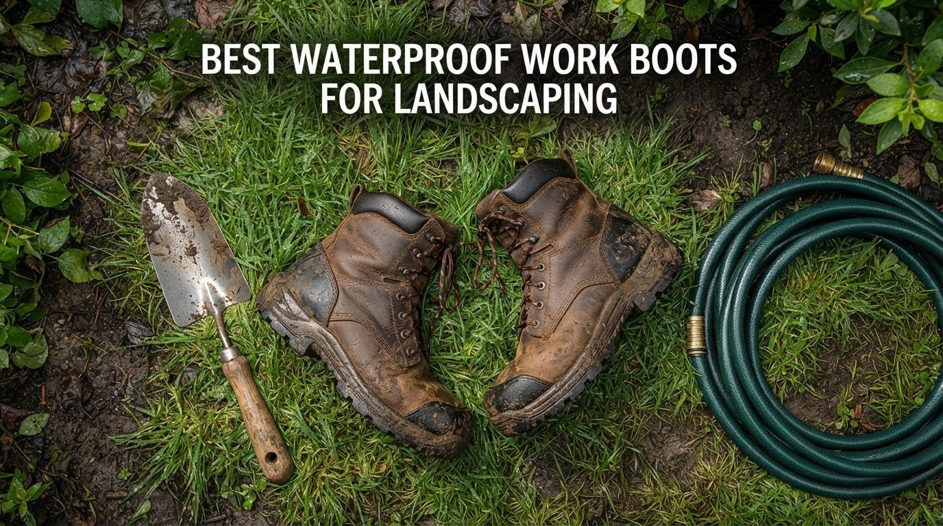 best waterproof work boots for landscaping