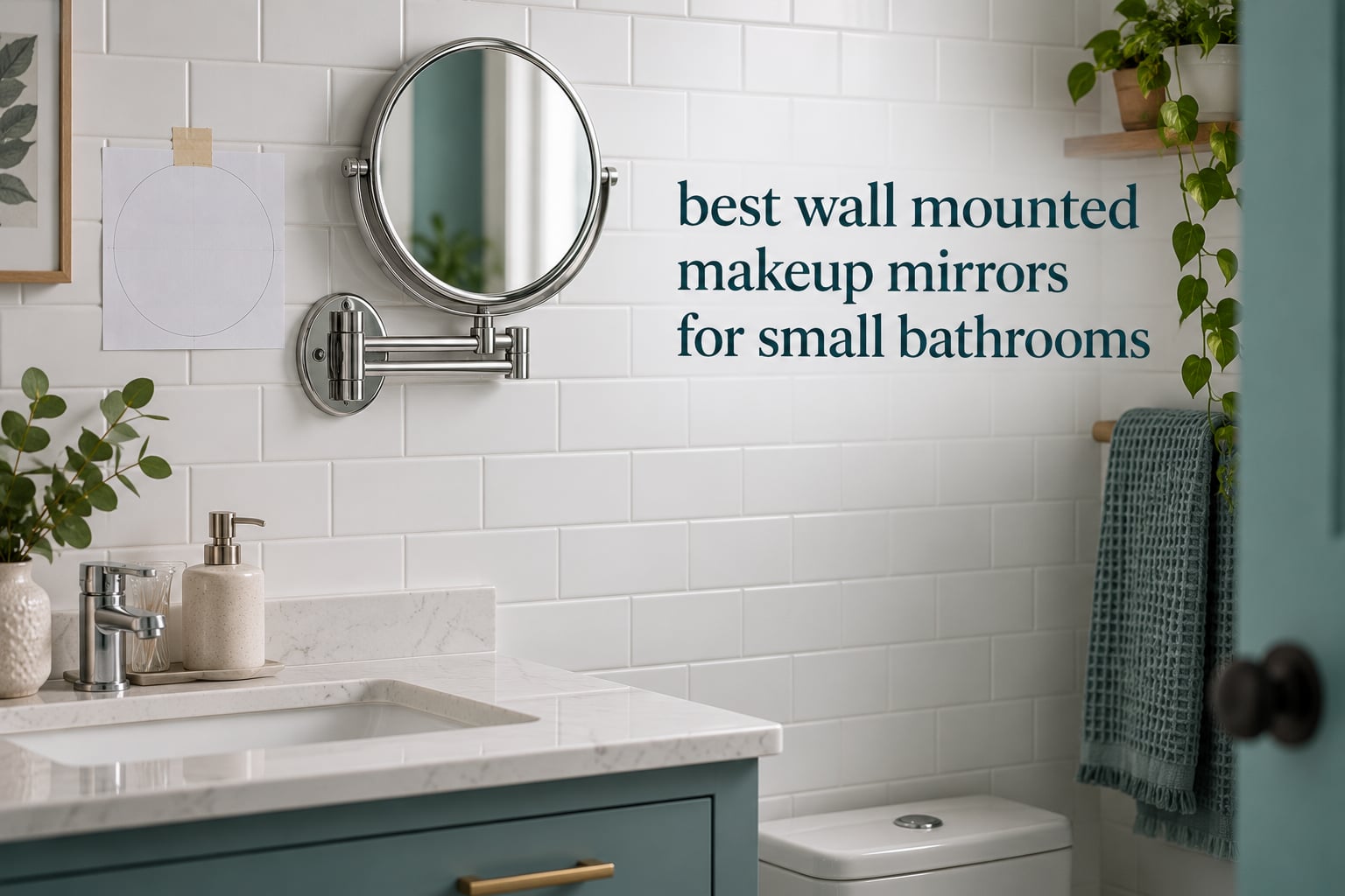 best wall mounted makeup mirrors for small bathrooms