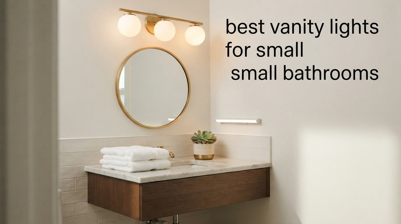 best vanity lights for small bathrooms
