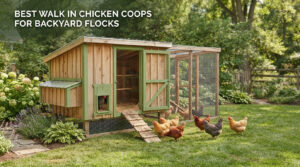 best walk in chicken coops for backyard flocks