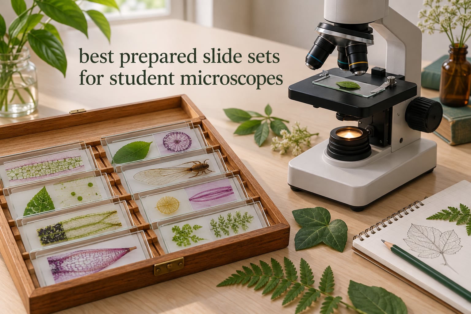 best prepared slide sets for student microscopes