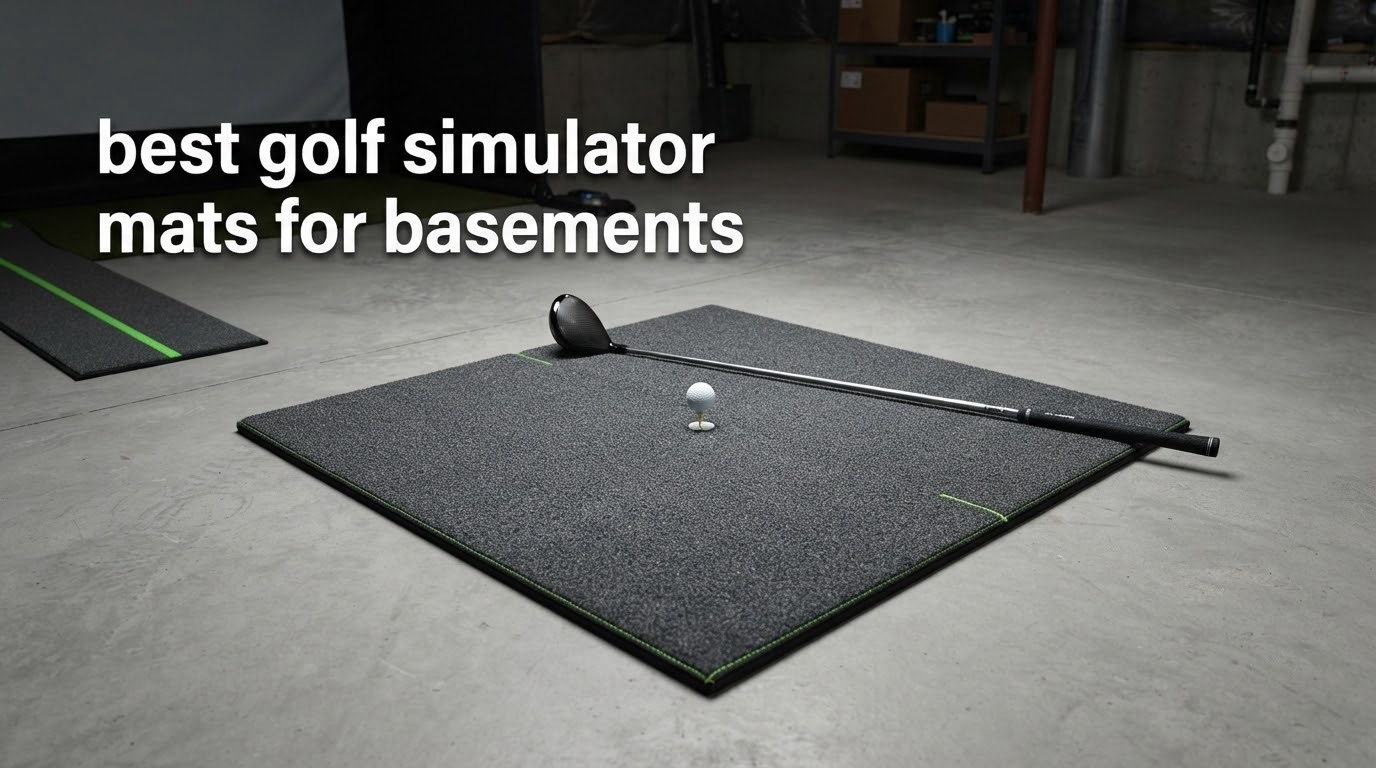 best golf simulator mats for basements