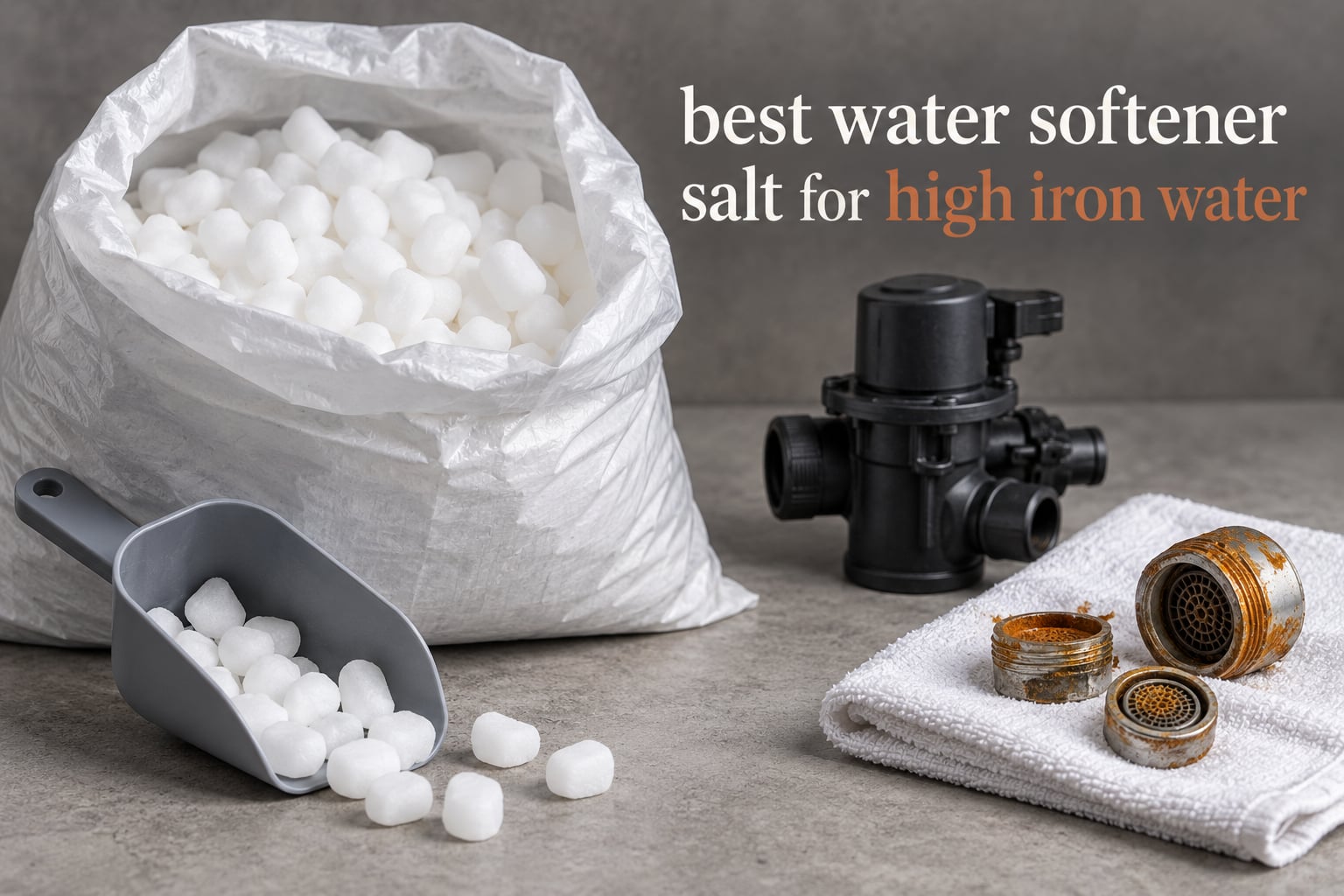 best water softener salt for high iron water
