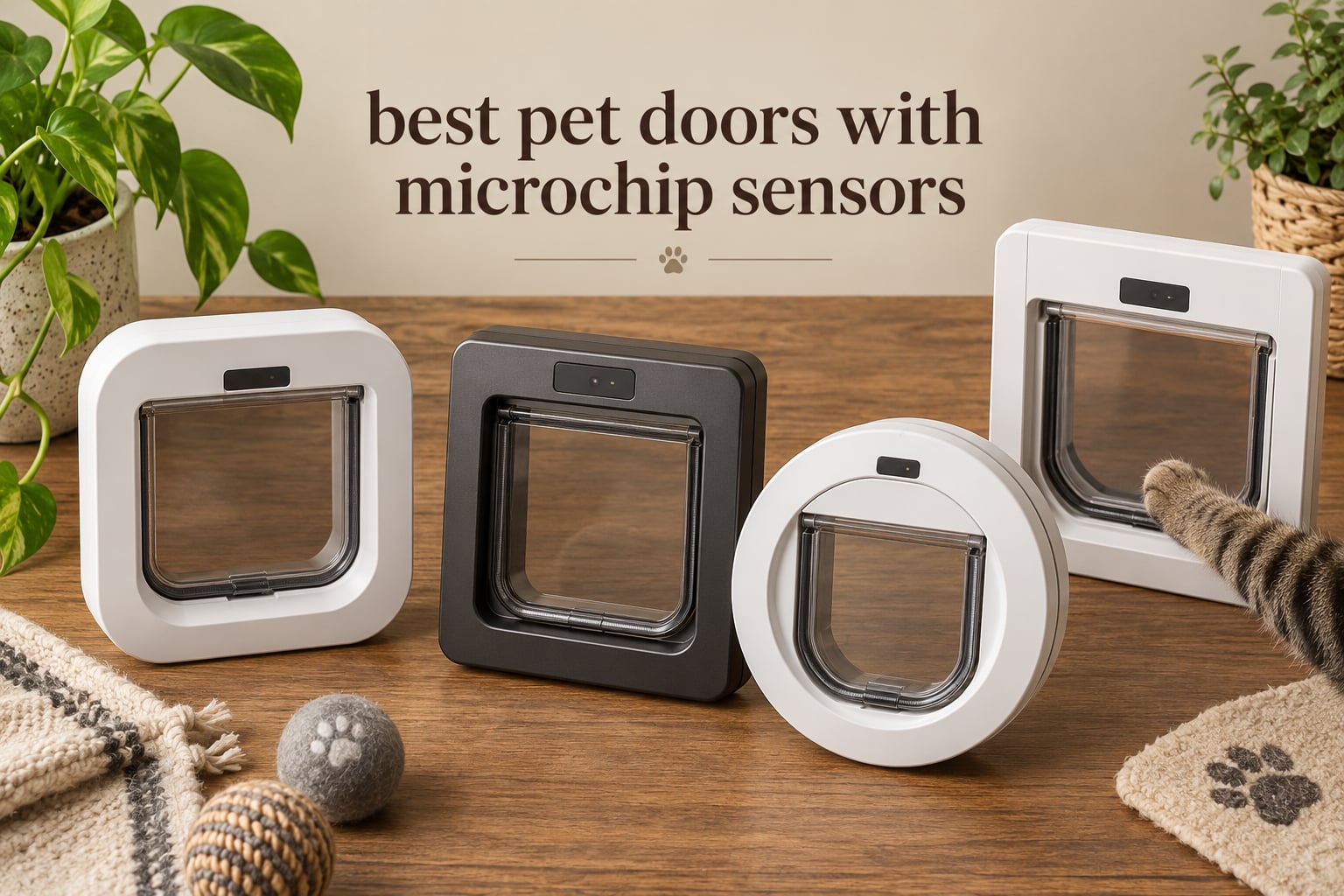 best pet doors with microchip sensors