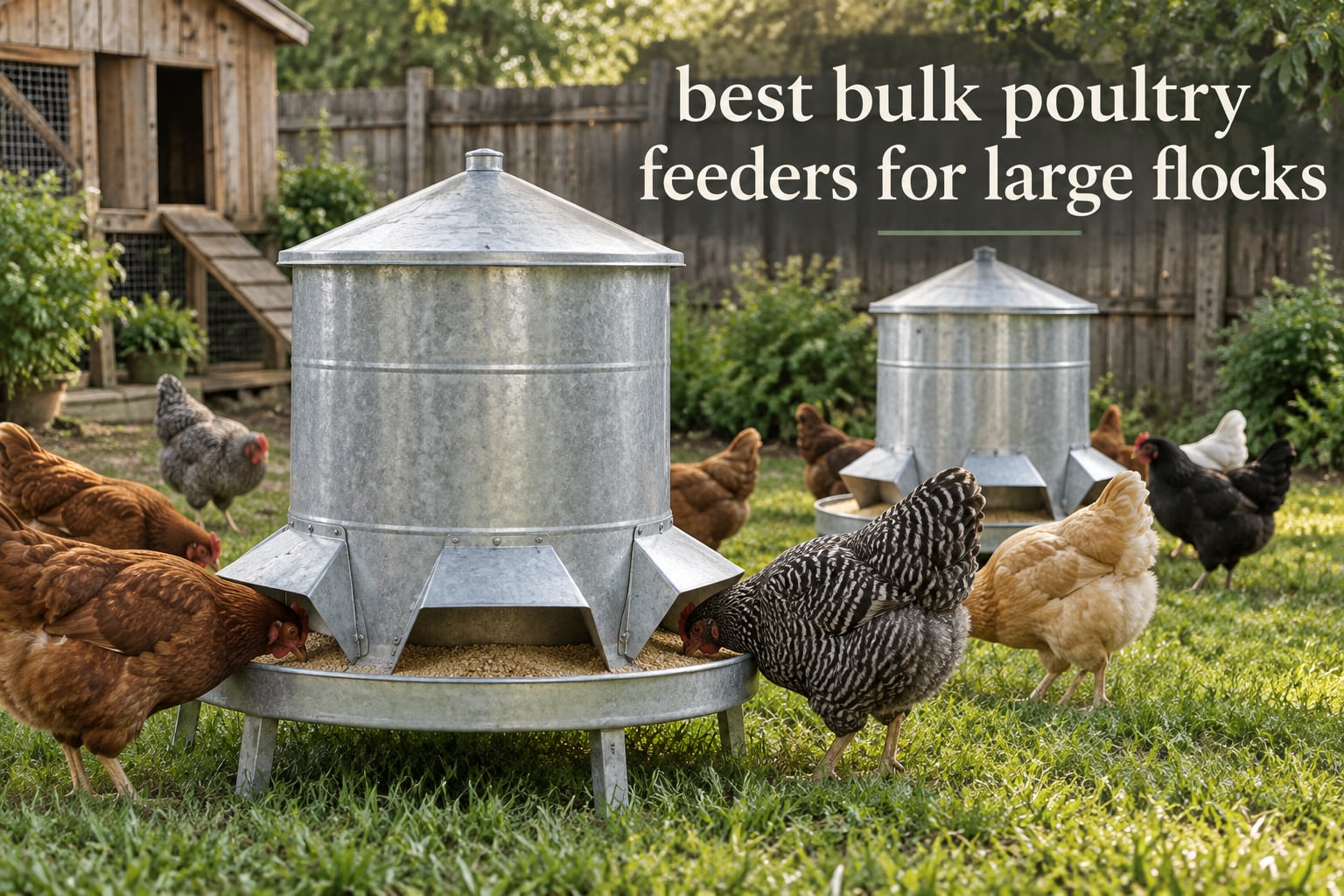 best bulk poultry feeders for large flocks